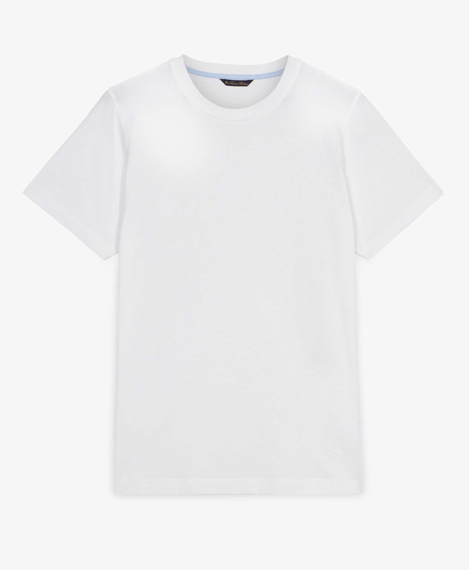 White Cotton Crewneck T shirt in White for Men Brooks Brothers EU