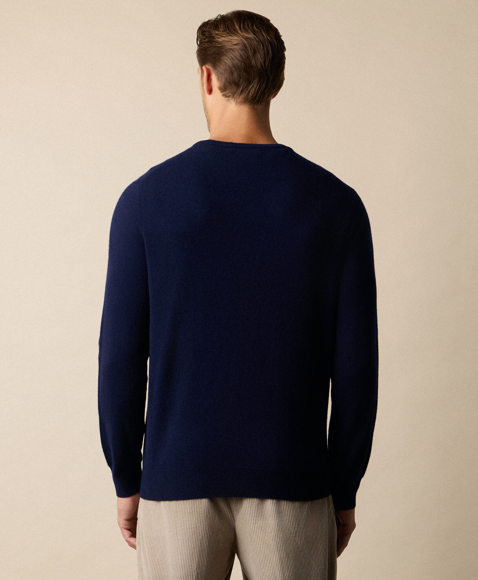 Brooks Brothers Lambswool Crewneck Navy KNCRN063WOPWO004NAVYP001