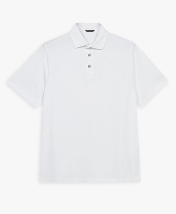 Brooks Brothers White Cotton Polo Shirt Bianco JEPOL001COPCO001WHITP001
