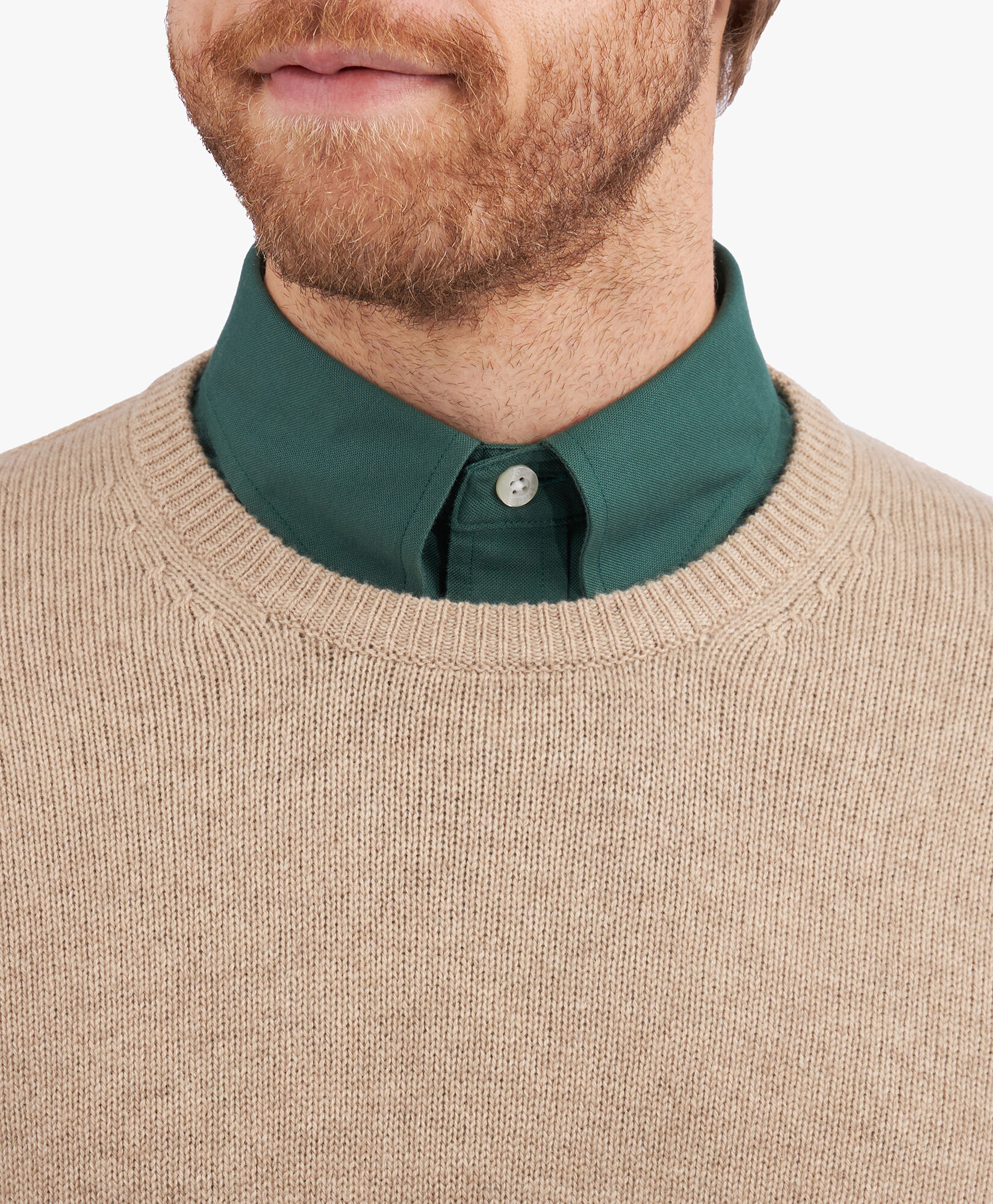 Camel color top sweater mens