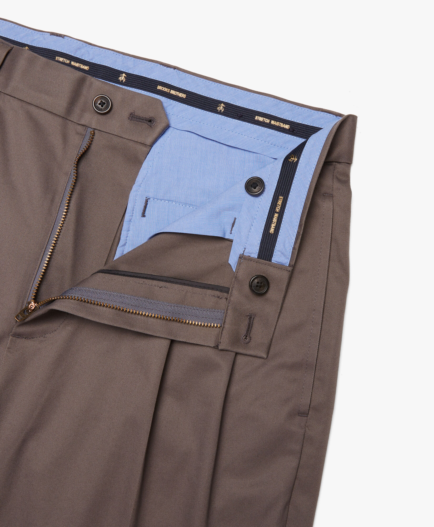 Brooks Brothers Stretch Short Pleat Front Grey 1000044588US100100138