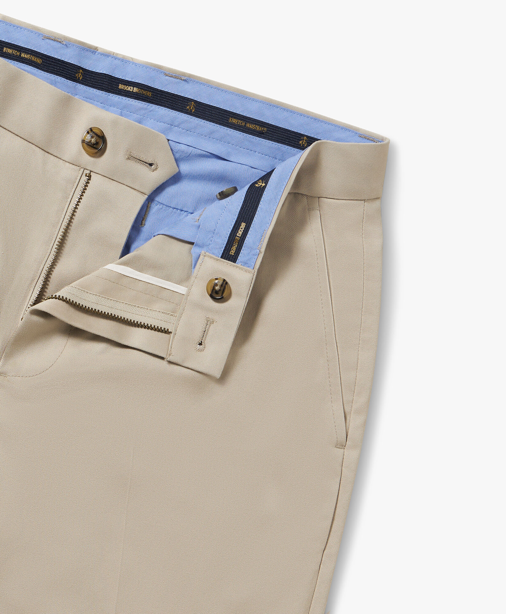 Brooks Brothers Slim Fit Advantage Stretch Chino Beige 1000097229US100204793
