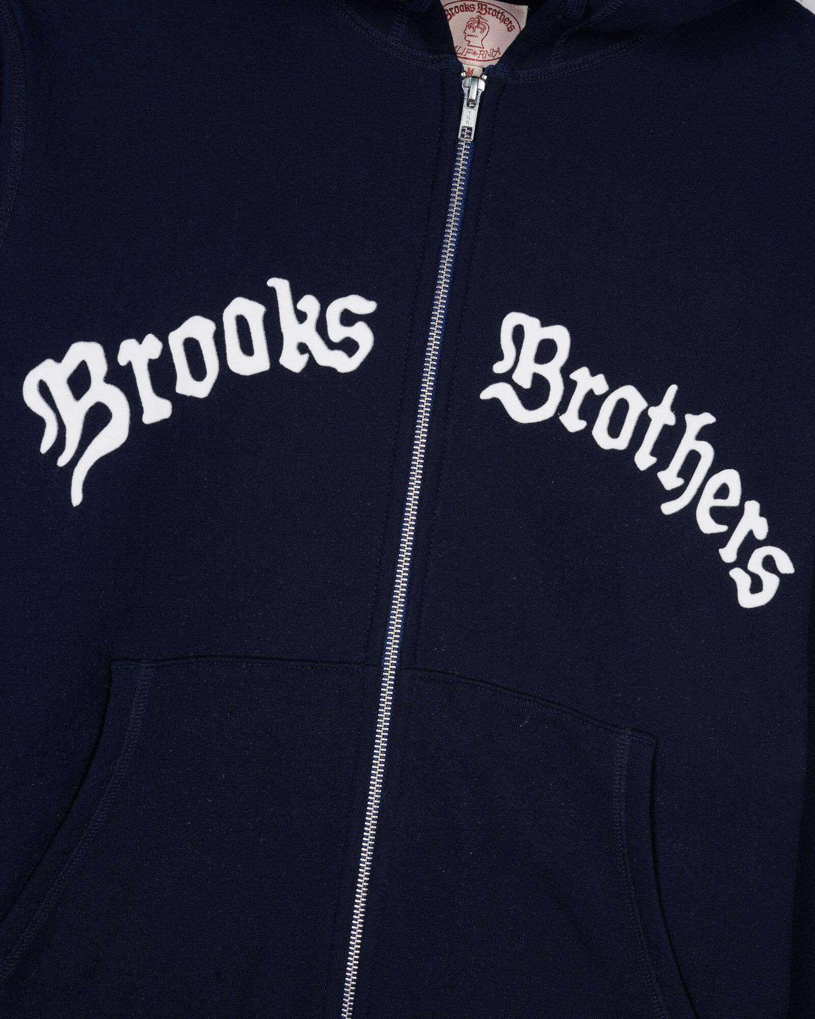 Brooks Brothers Brain Dead x Brooks Brothers California Zip Hoodie Navy BDW24T19004475NY01