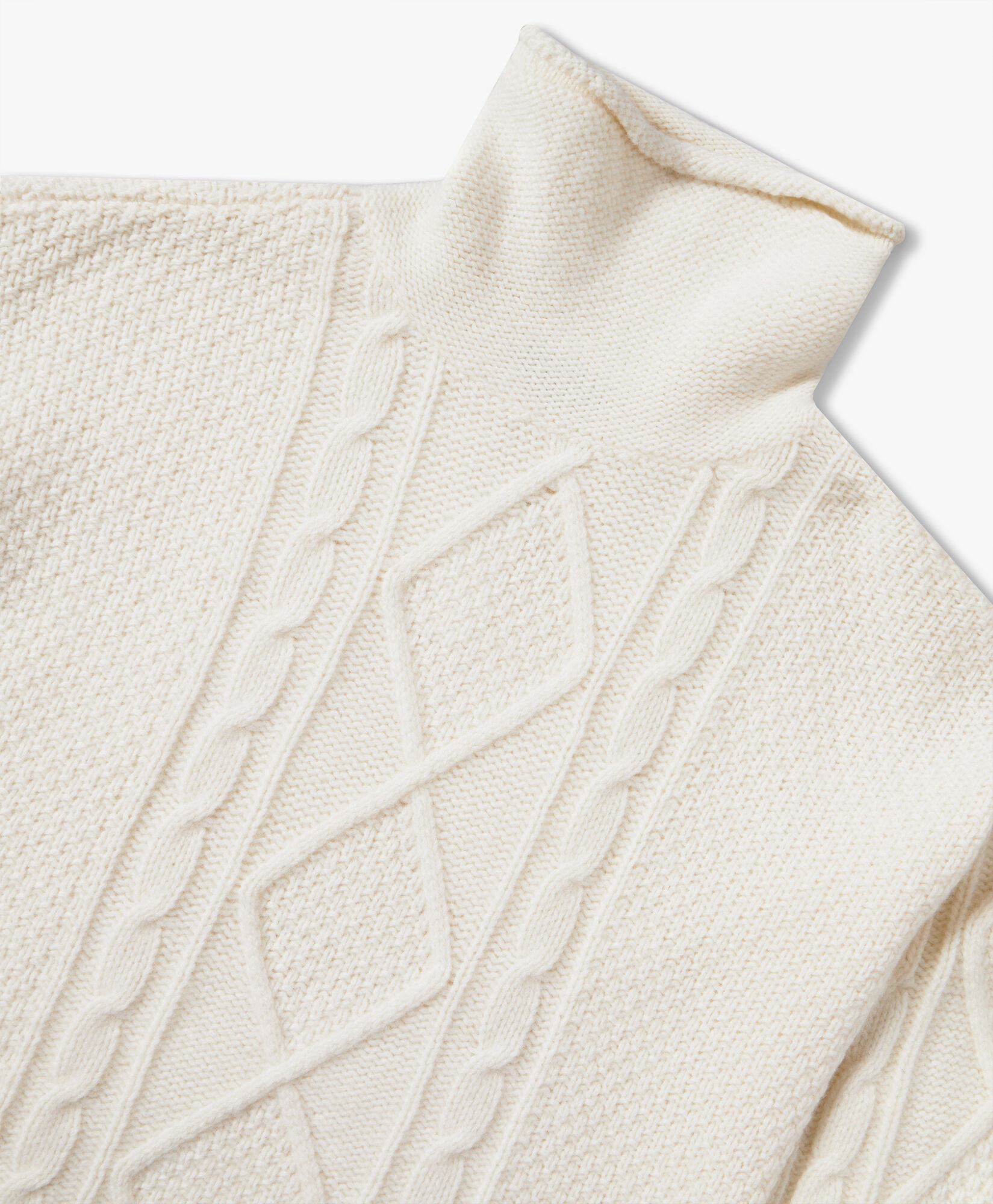 Cream Wool Sweater in Cream for Women Brooks Brothers UK