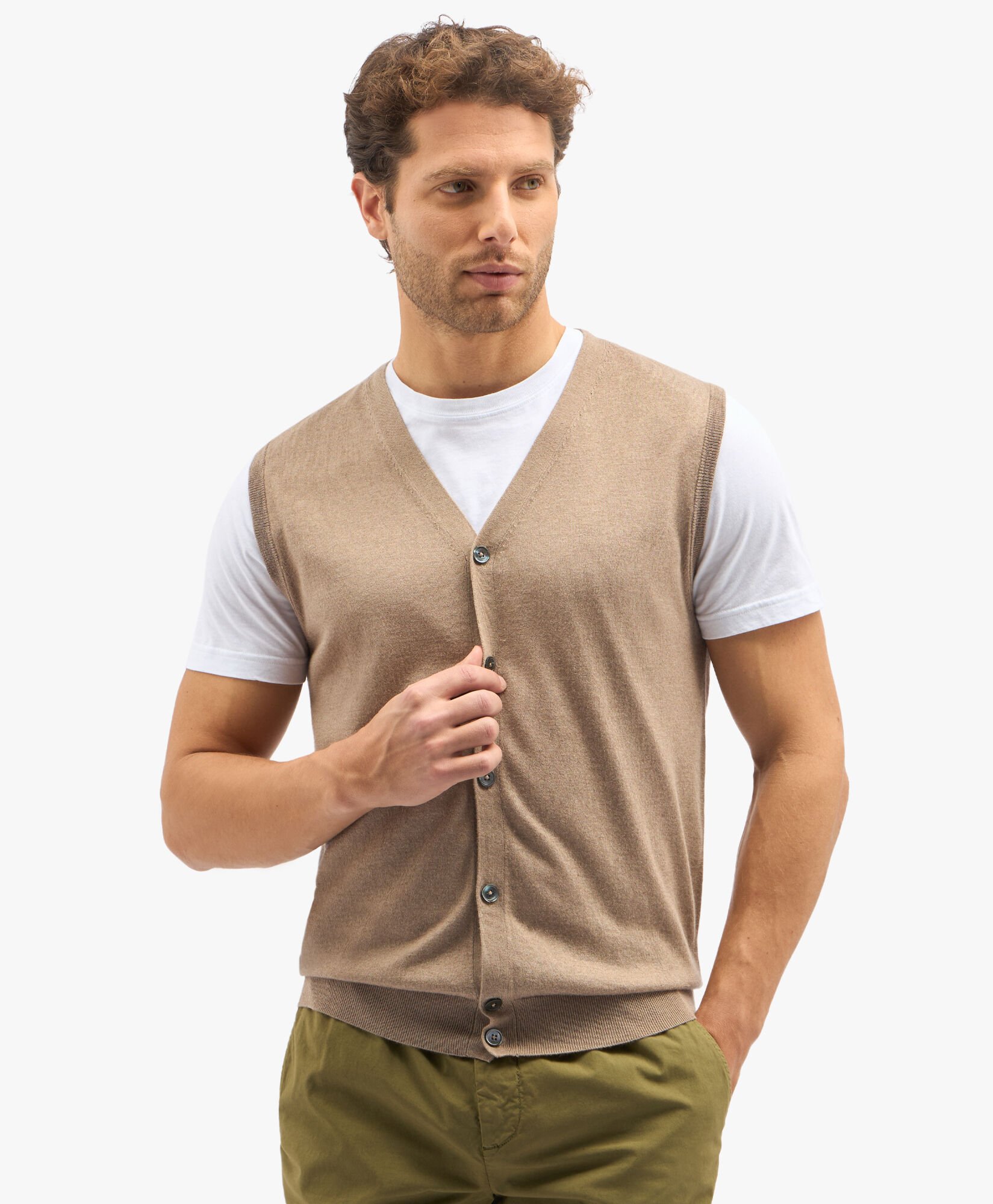 Mens sweater vest cashmere online