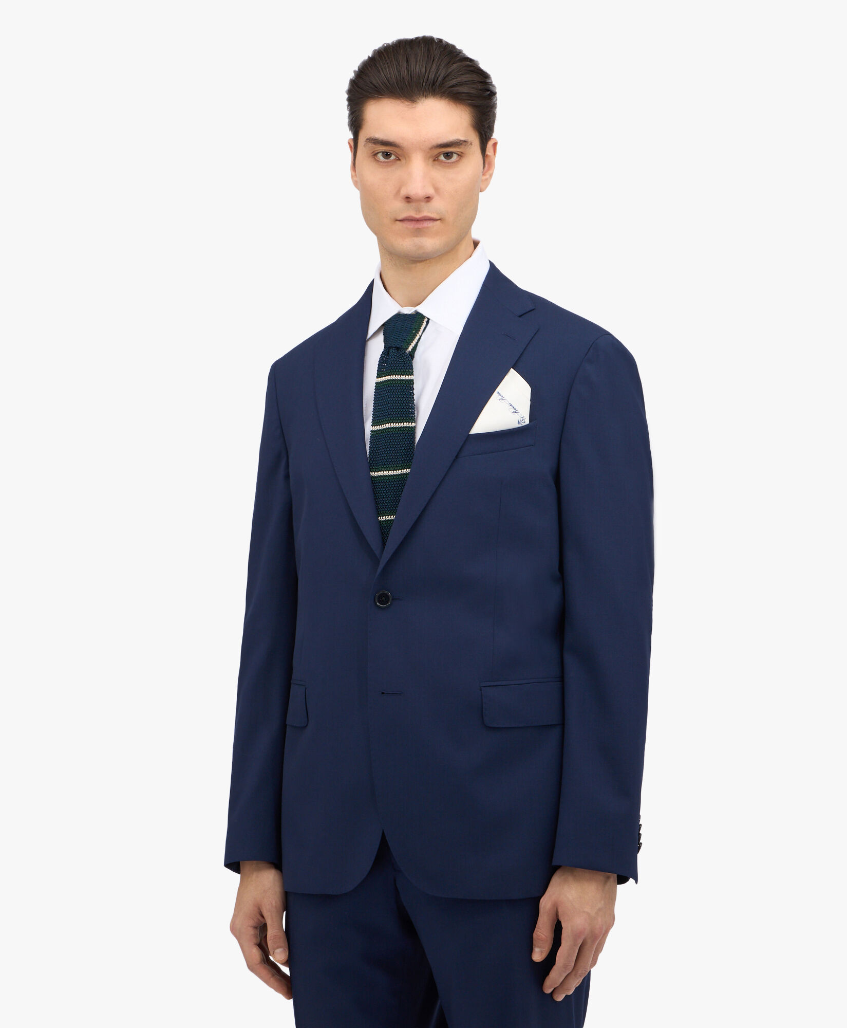 Navy Stretch Virgin Wool Blazer in Navy for Men Brooks Brothers EU