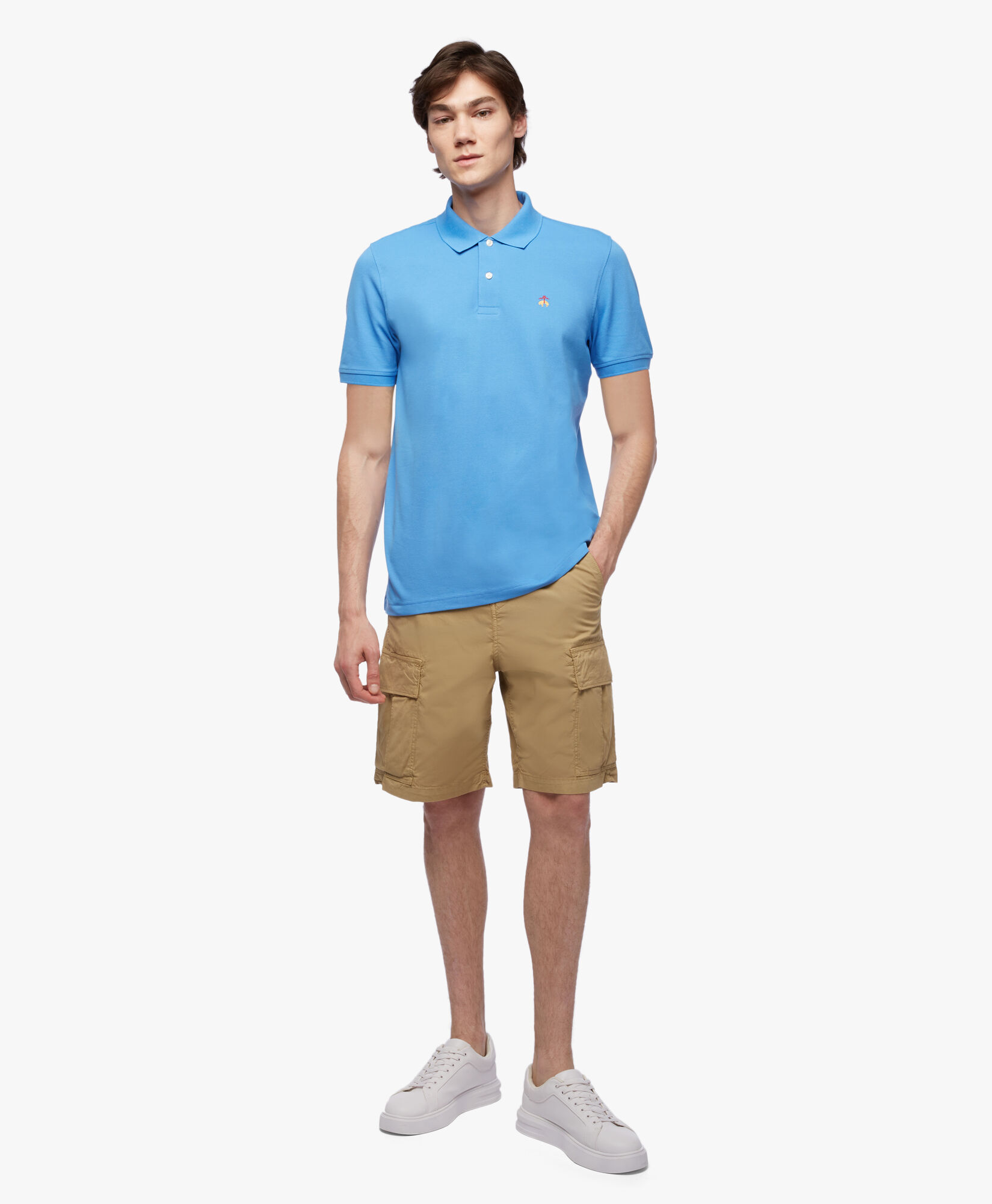 Golden Fleece Original Fit Stretch Supima Polo Shirt in Blue for Men Brooks Brothers UK