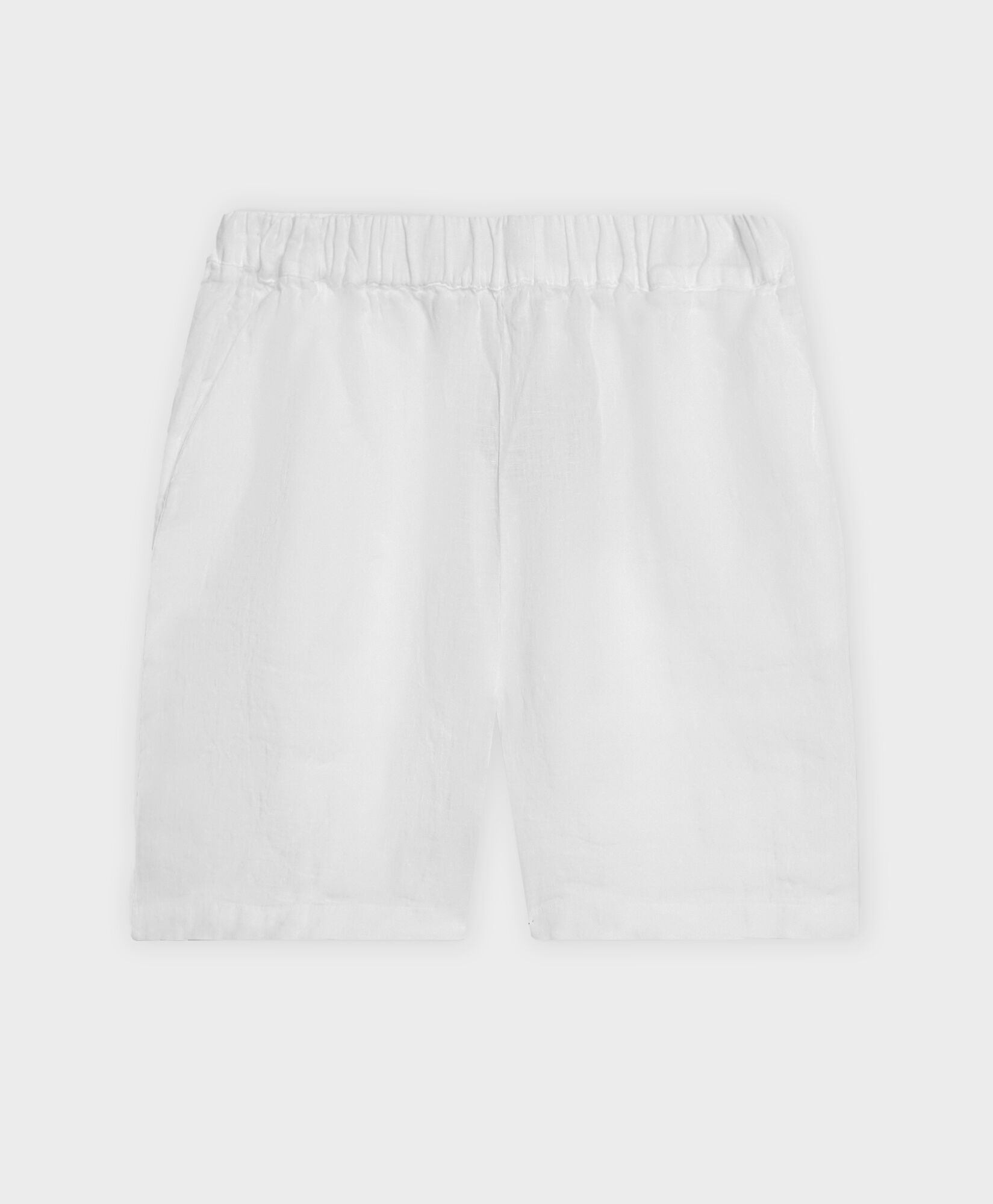 Brooks Brothers Shorts in Lino Bianco CPBER015LIPLI001WHITP001