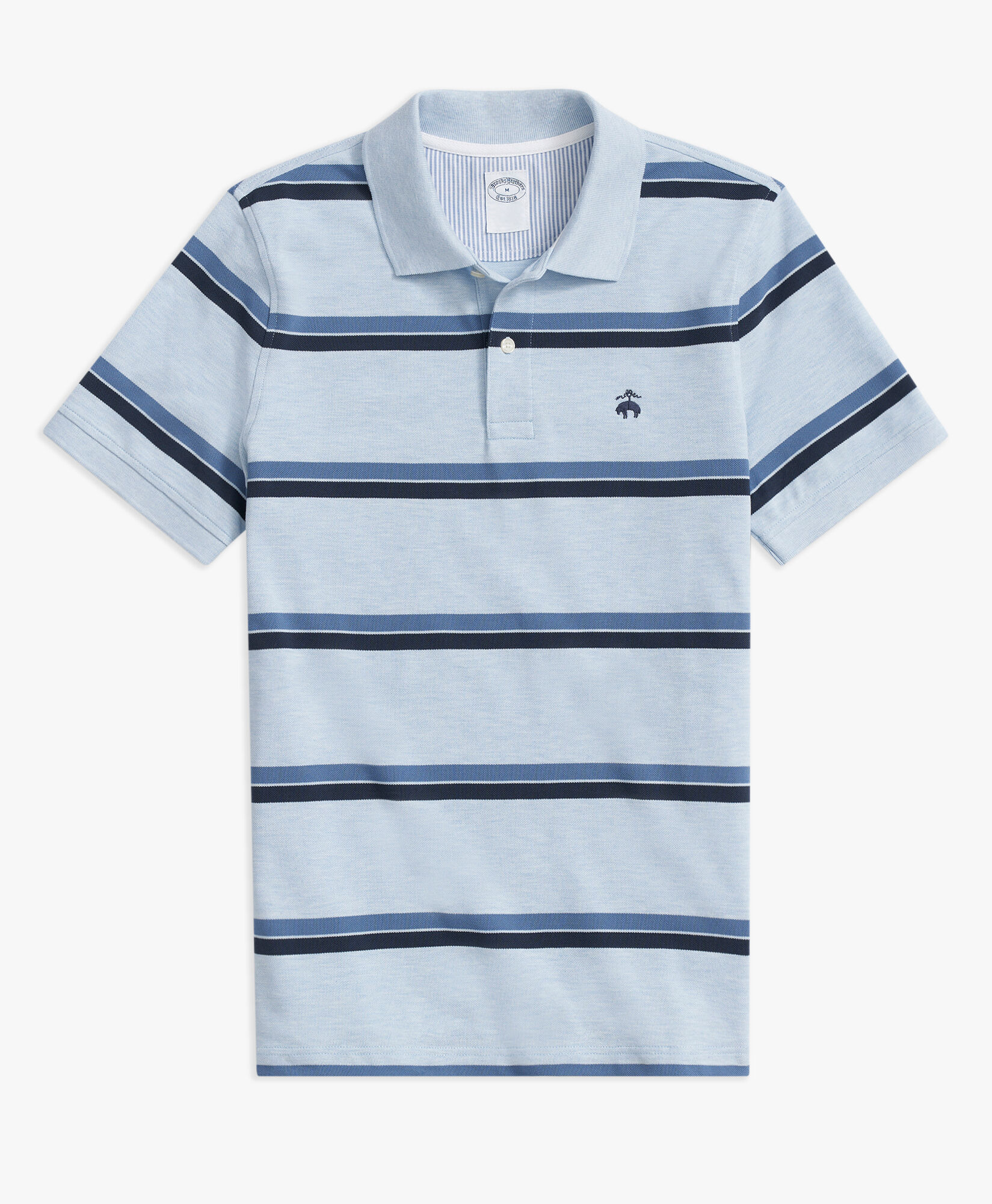 Light blue striped polo new arrivals