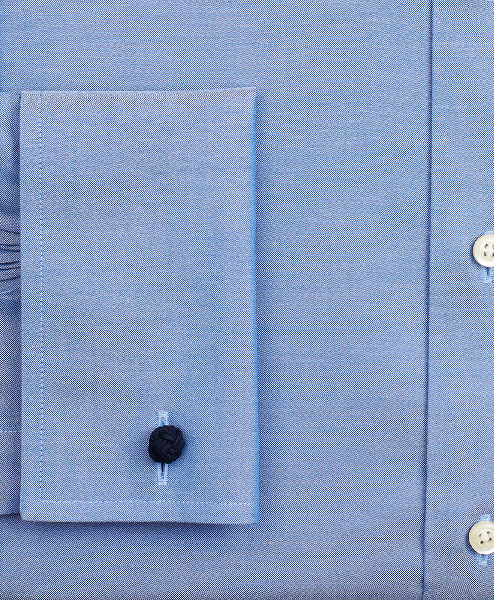 Brooks Brothers Regular Fit Non-Iron Stretch Oxford Supima Shirt with Ainsley Collar Blue 1000096430US100201321