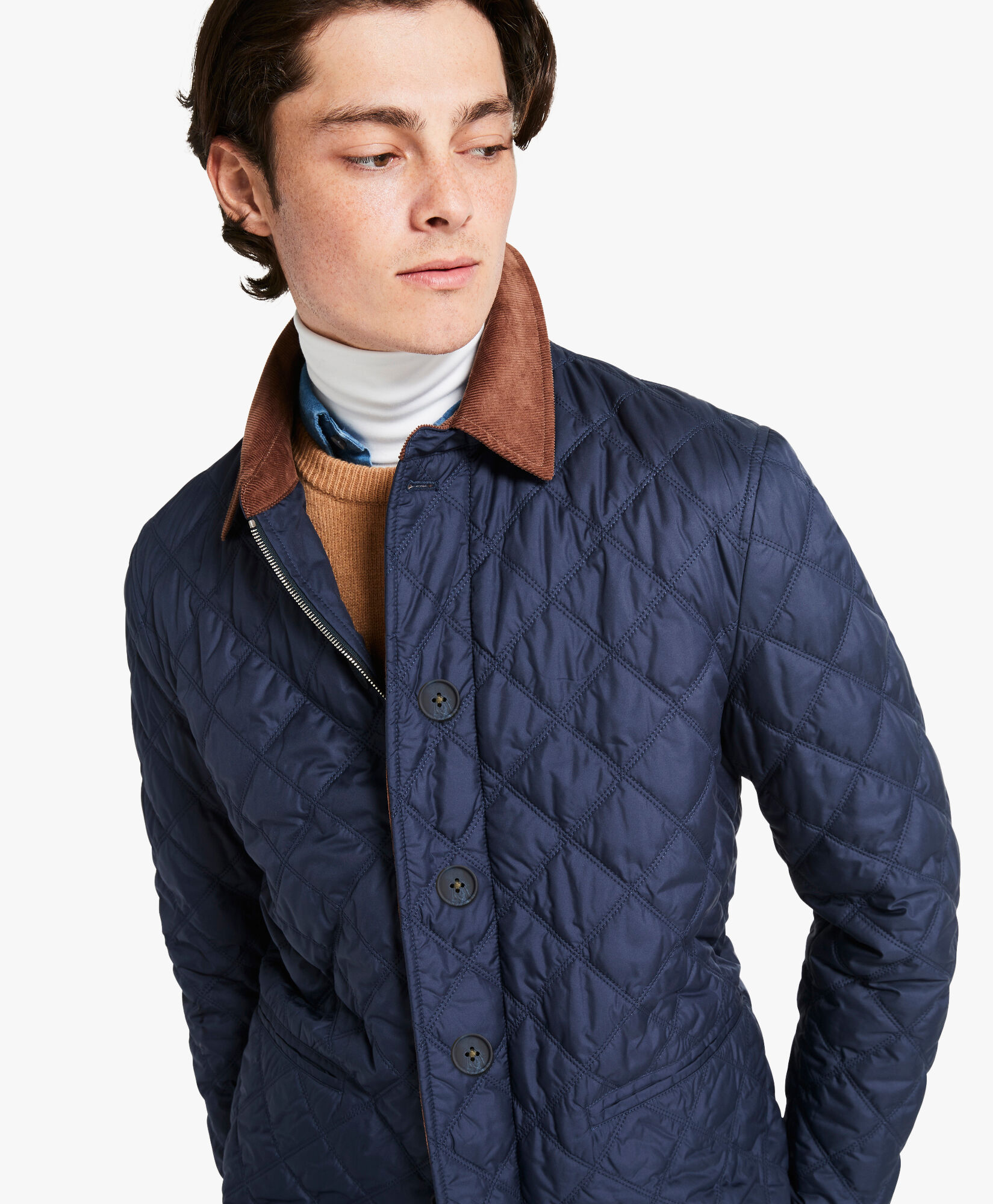 Brooks jackets mens blue hot sale
