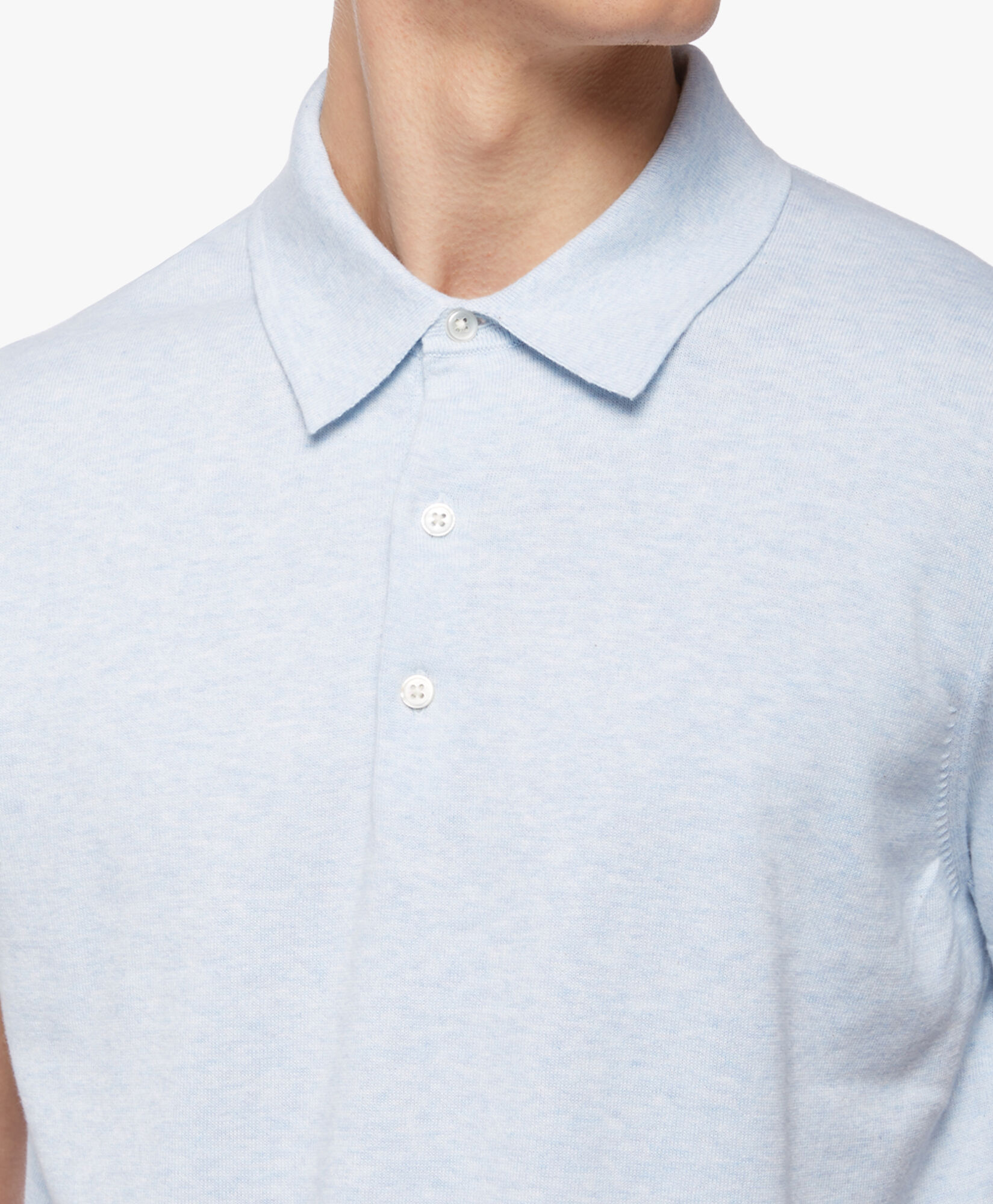 Mens short sleeve polo sweater top