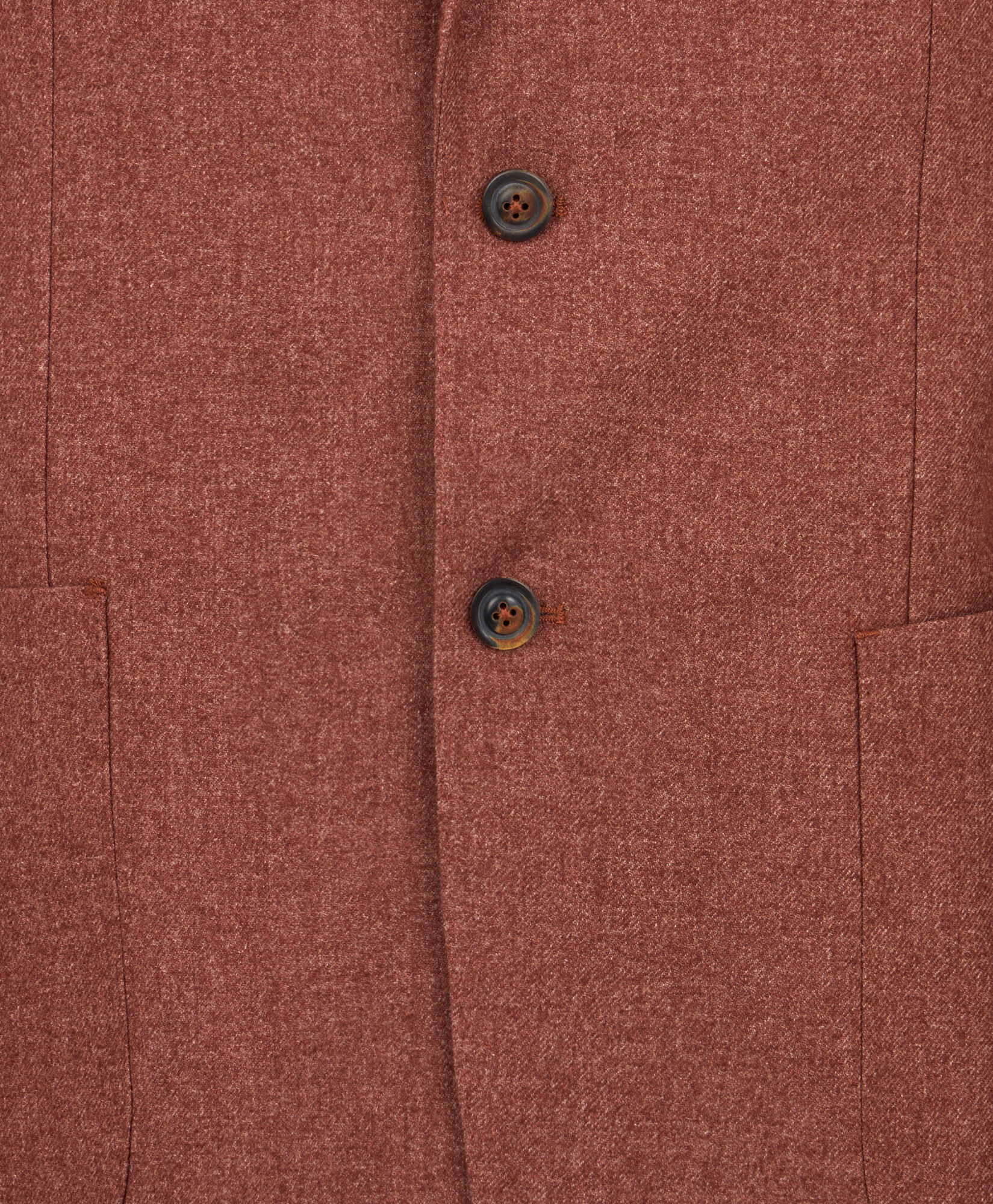 Brooks Brothers Melange Wool Blend Blazer Rust JKREG097WVBCO004RUSTP001