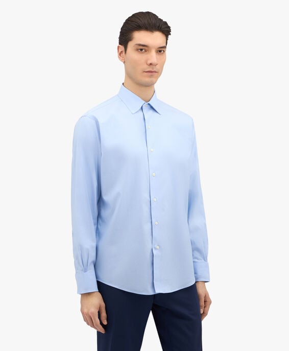 Brooks Brothers Camisa de vestir azul claro de corte regular con cuello Ainsley Azul claro 1000095234US100199813
