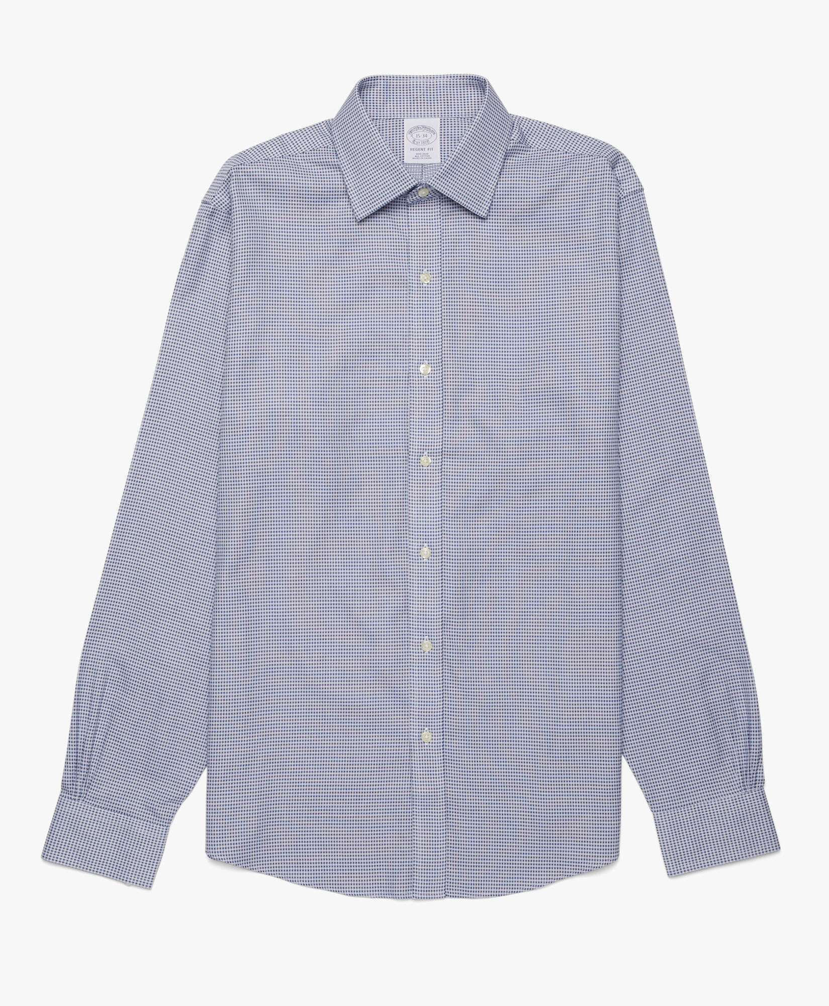 Regular Fit Blue Non Iron Ainsley Collar Dress Shirt in Blue for Men Brooks Brothers EU