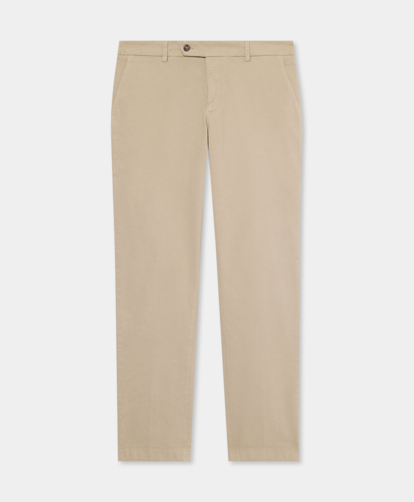 Brooks Brothers Regular Fit Microtwill Stretch Cotton Chino Stone CPCHI062COBSP002STNEP001