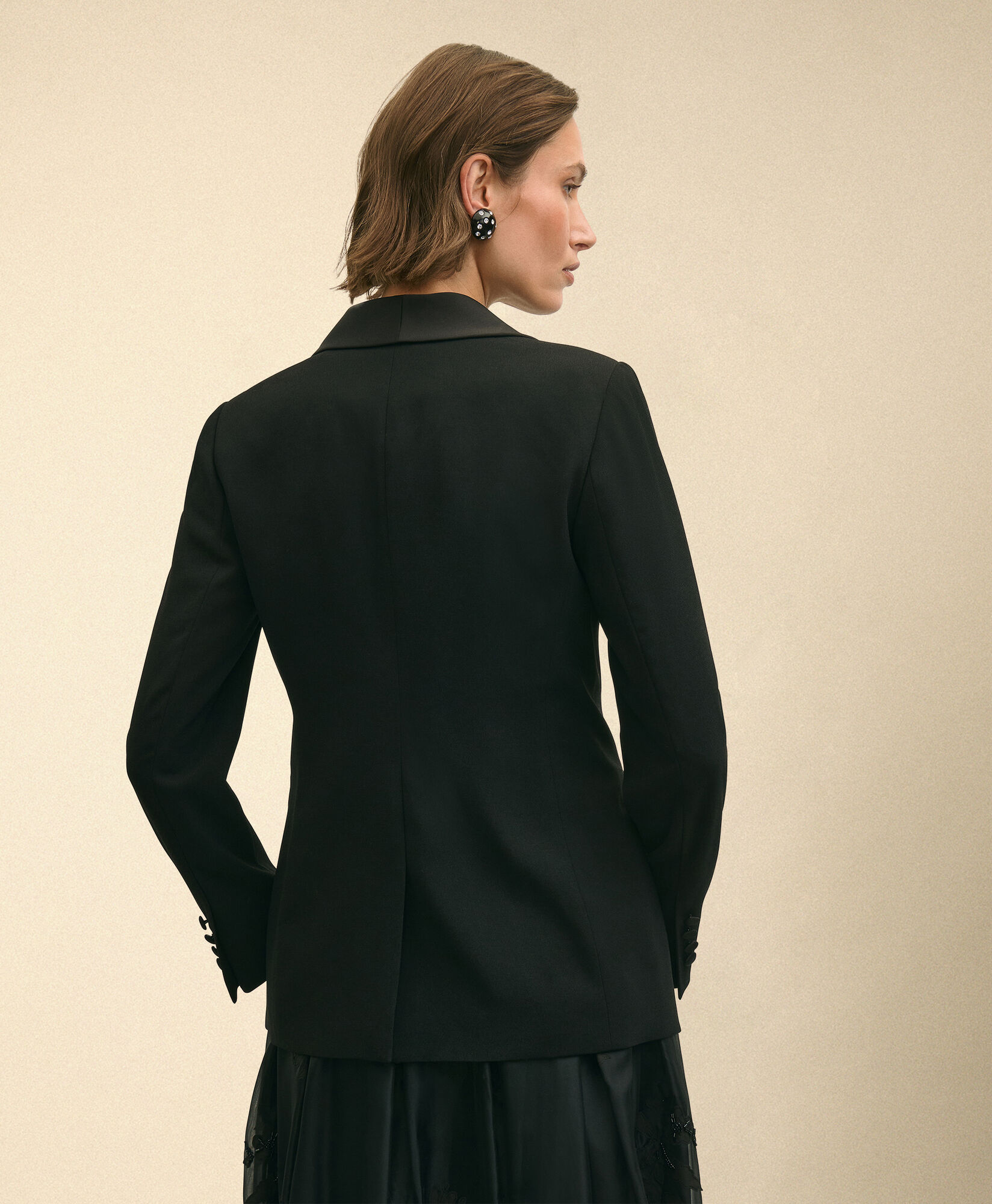 Brooks Brothers Crepe Tuxedo Jacket Black 1000104780US100221584