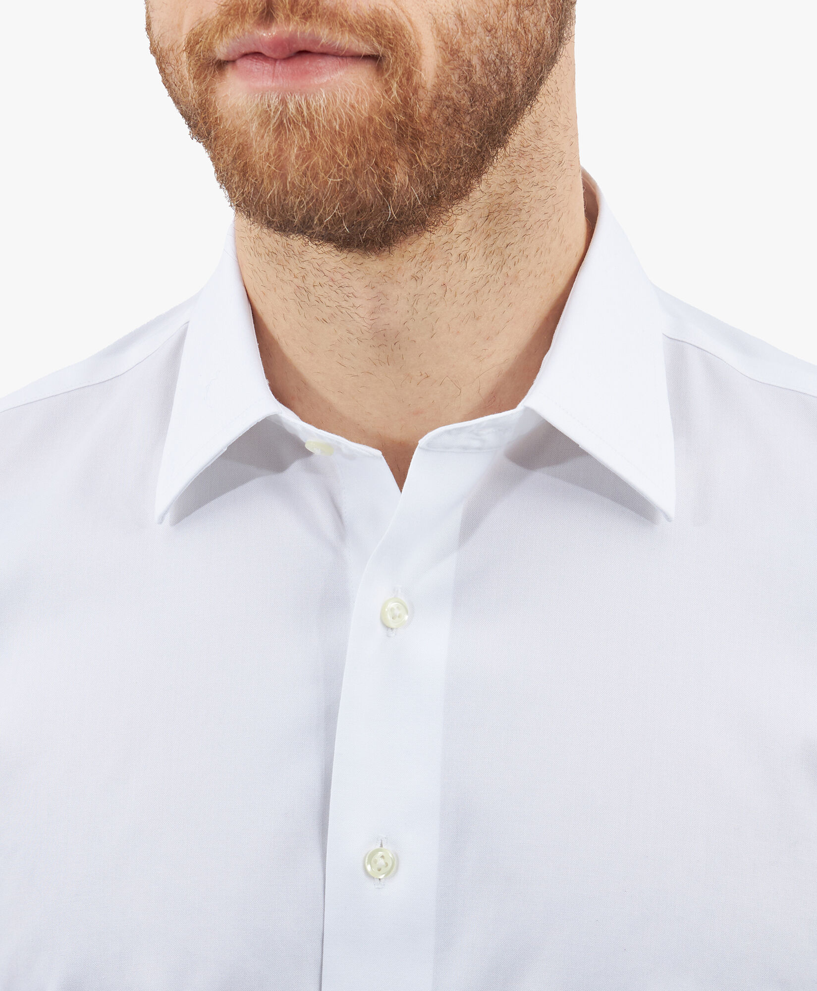 Brooks Brothers Slim Fit Non-Iron Oxford Pinpoint Shirt with Ainsley Collar White 1000096429US100201319