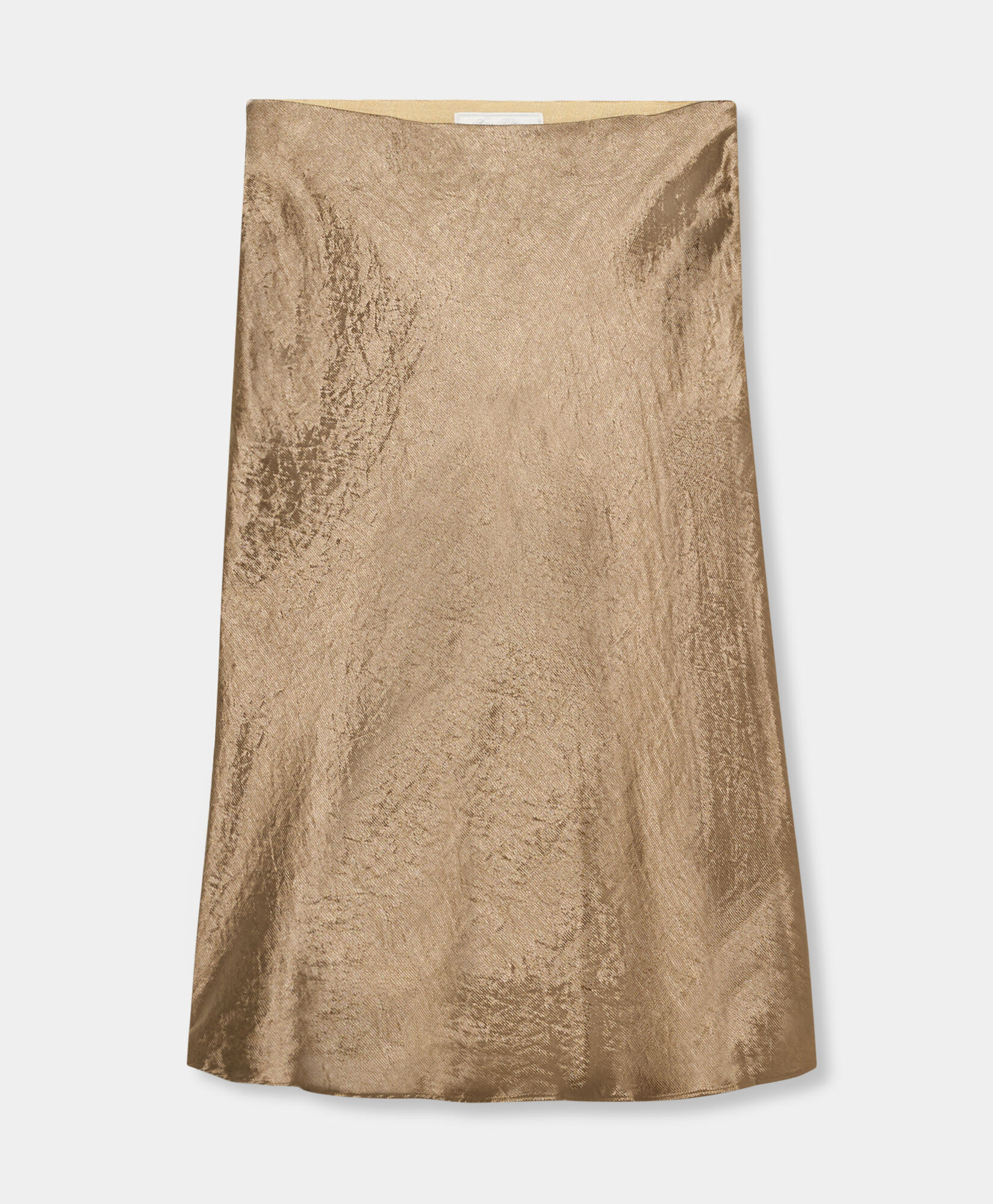 Brooks Brothers Satin Skirt Gold 1000104876US100221880