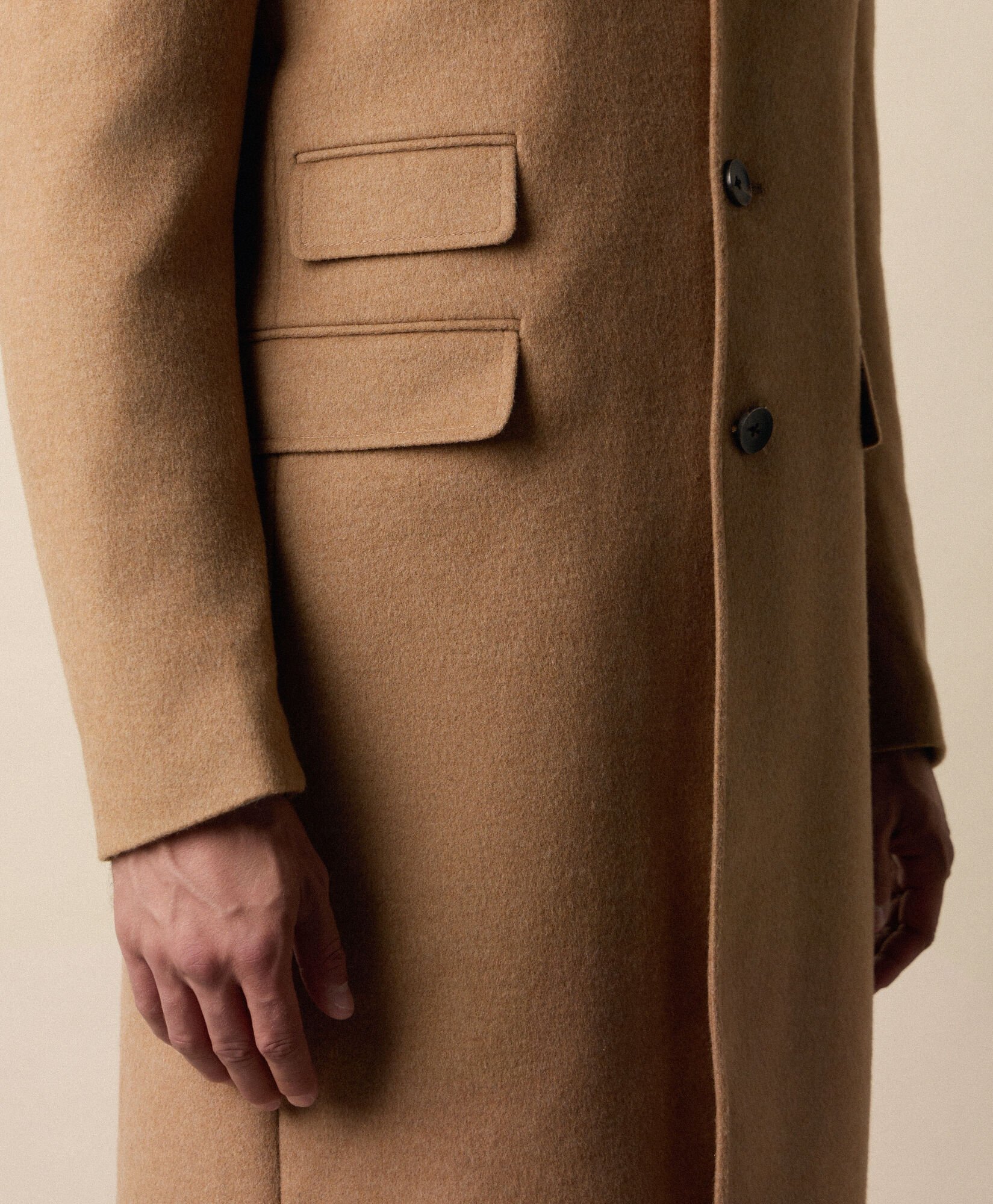 Brooks Brothers Wollmantel Camel DRCOA007WOBPE001CAMEP001