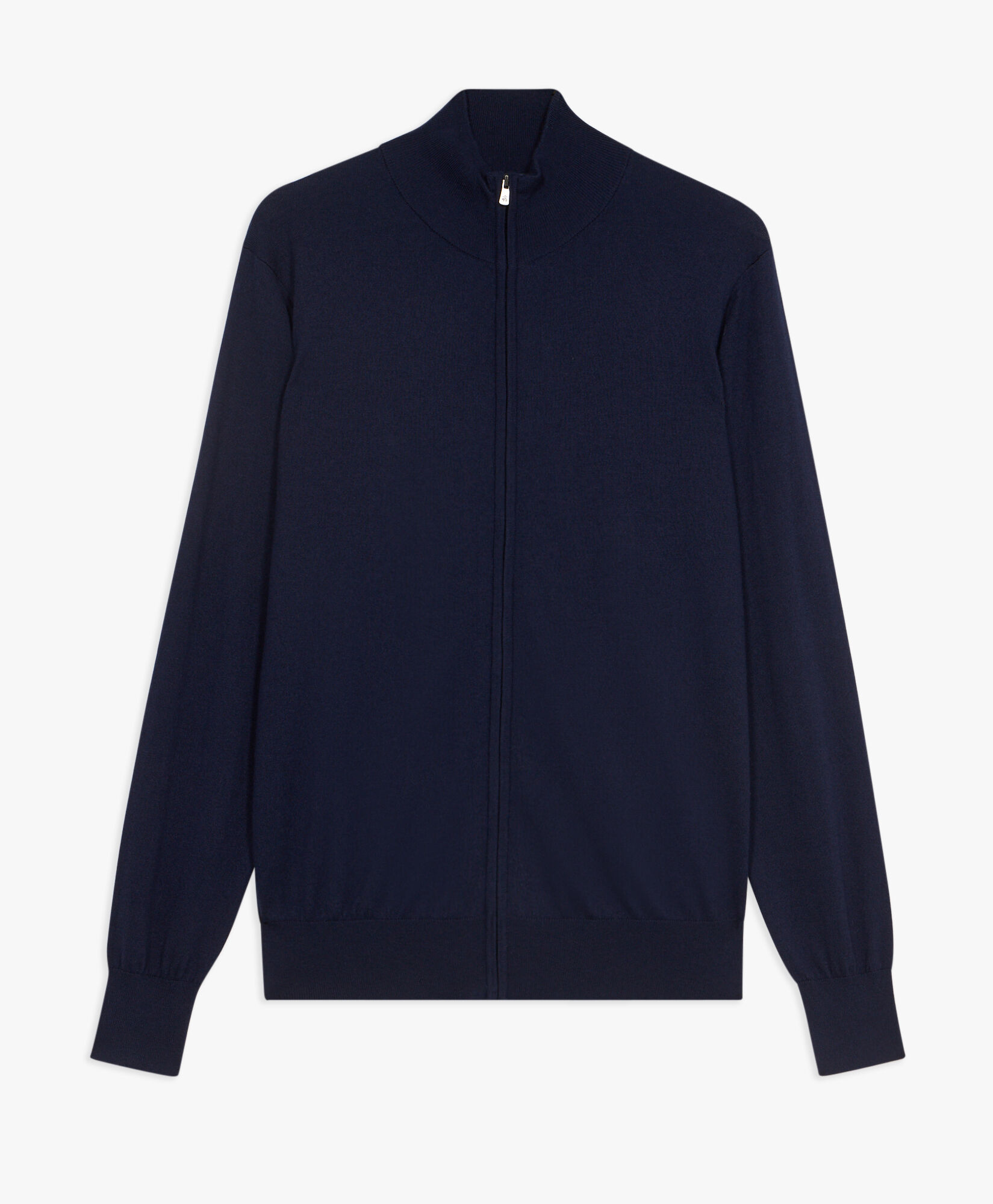 Mens navy zip up cardigan hot sale