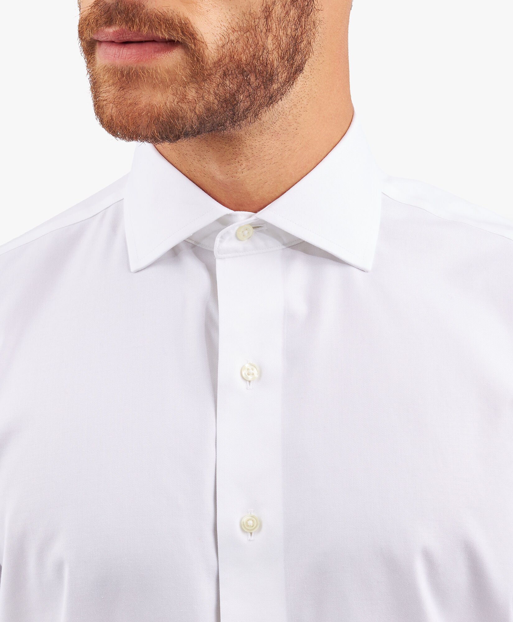 Brooks Brothers Regular Fit Non-Iron Stretch Twill Shirt with English Collar White 1000097508US100205358