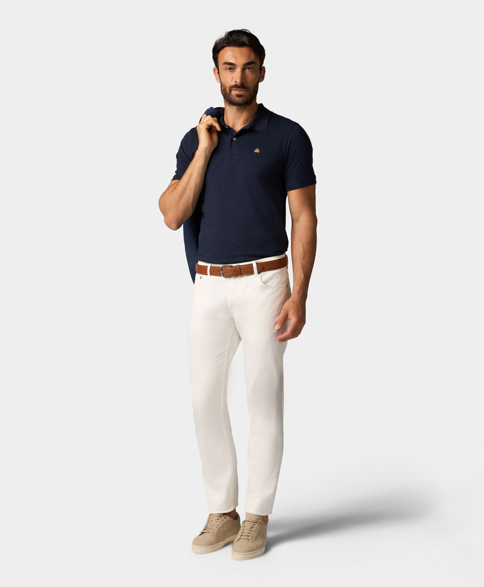 Brooks Brothers Cotton Piqué Polo Navy POJER010COPCO001NAVYP001