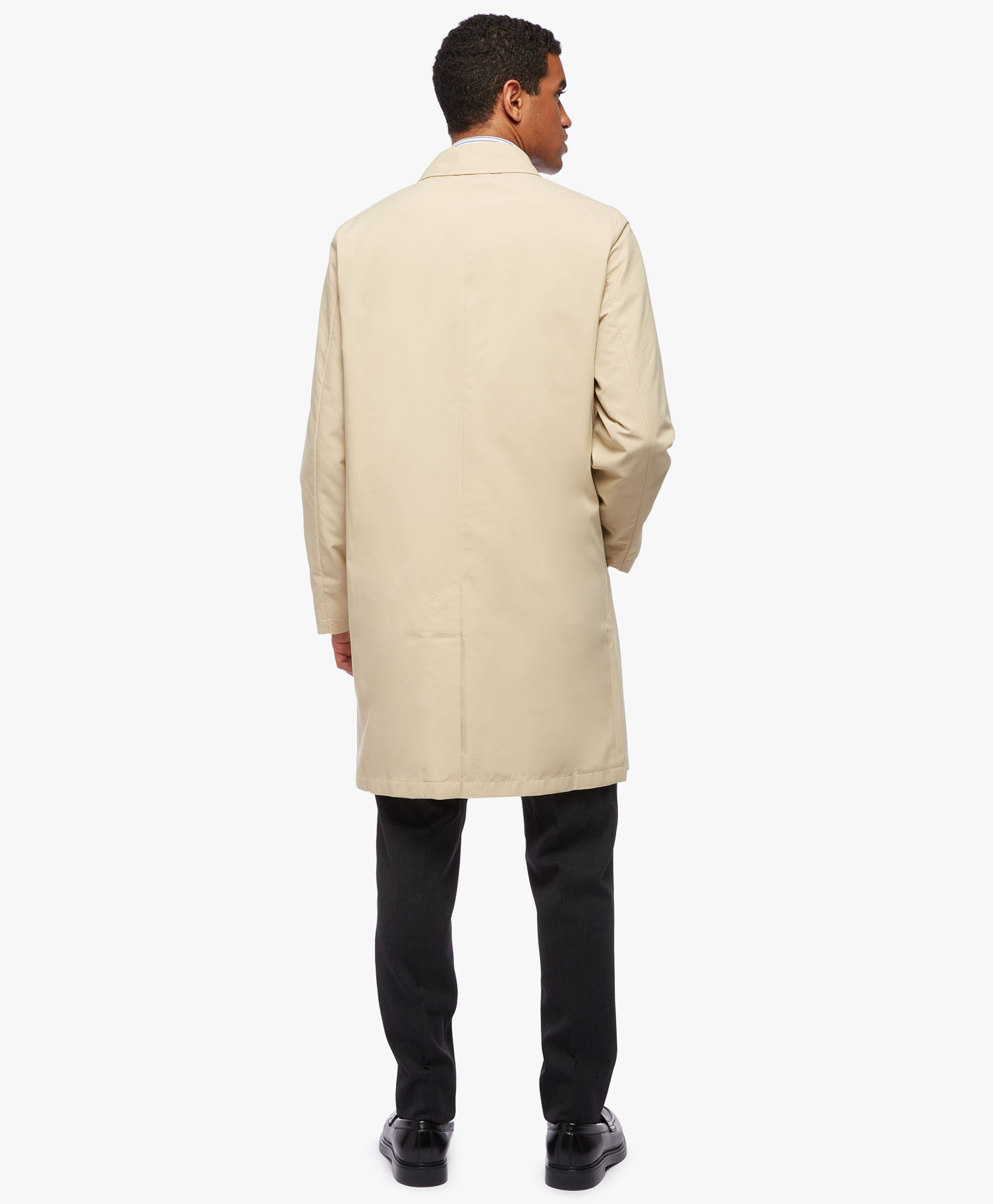 Ripstop Water Resistent Trench in Dark Beige for Men Brooks Brothers UK