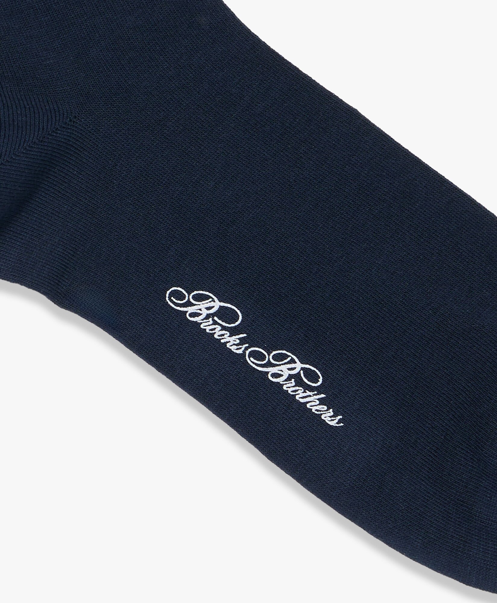 Brooks Brothers Mid-Calf Cotton Socks Navy MXAC90003KN10257001P