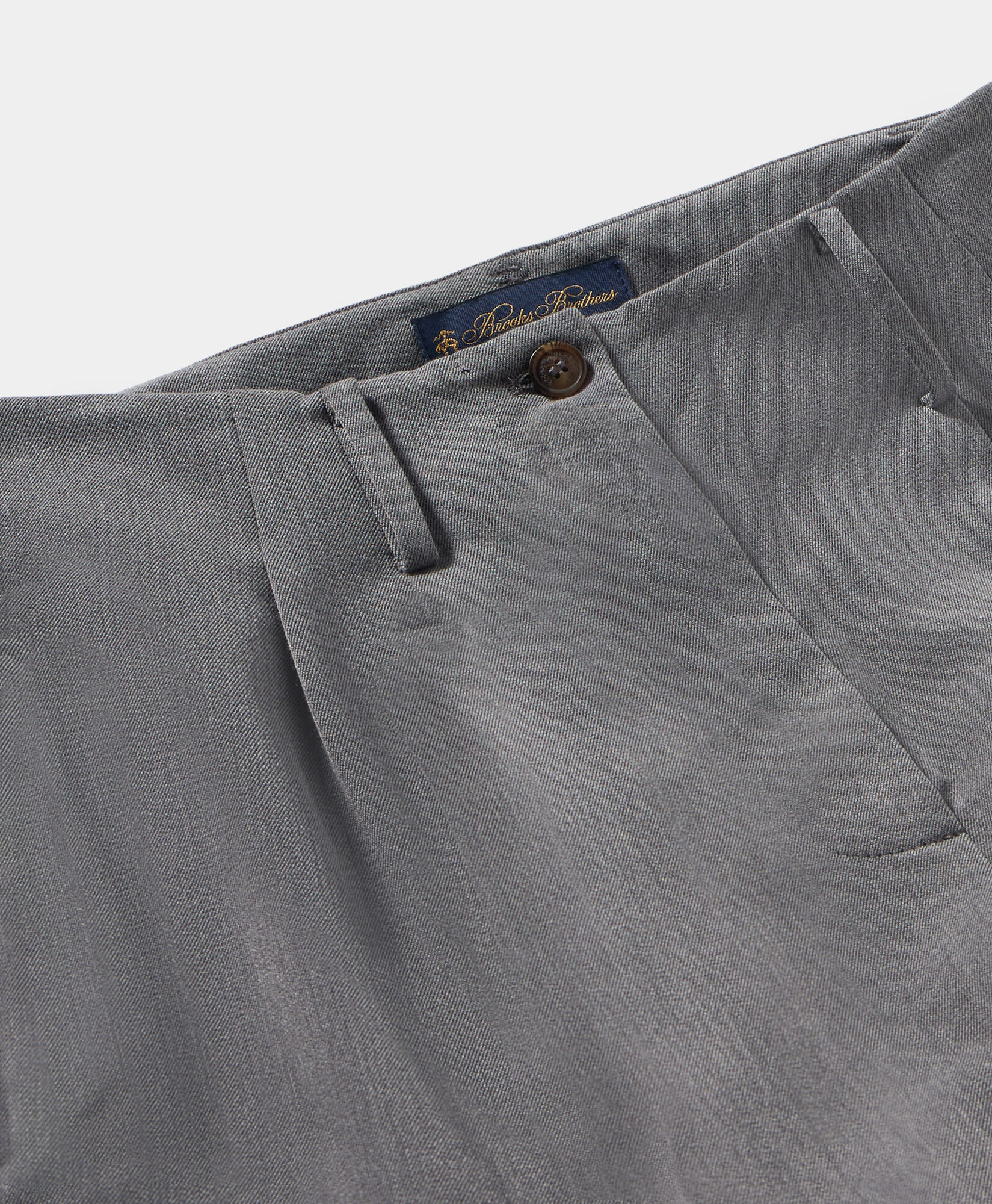 Brooks Brothers Wide-Leg Pleated Pants Grey CPHWS002PLBRY002MDGRP001