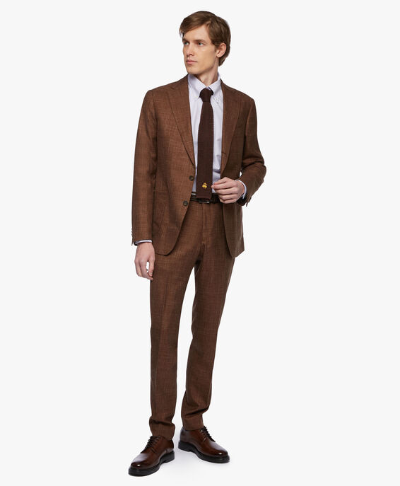 Brooks Brothers Virgin Wool-Blend Suit Brown STSTP002WVBSE002BRWNP001