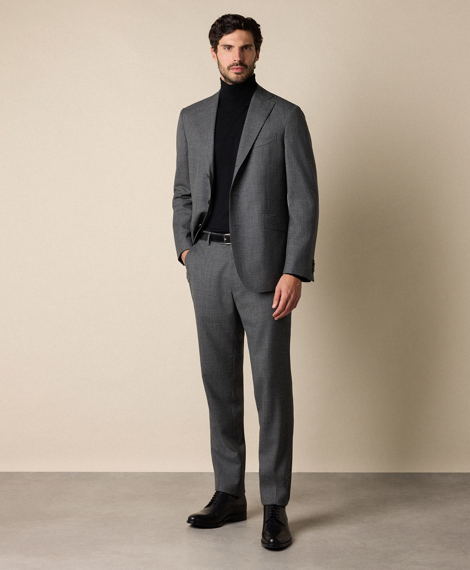 Brooks Brothers Abito in Lana Sharkskin Grigio STREG055WOPWO001MDGRP001