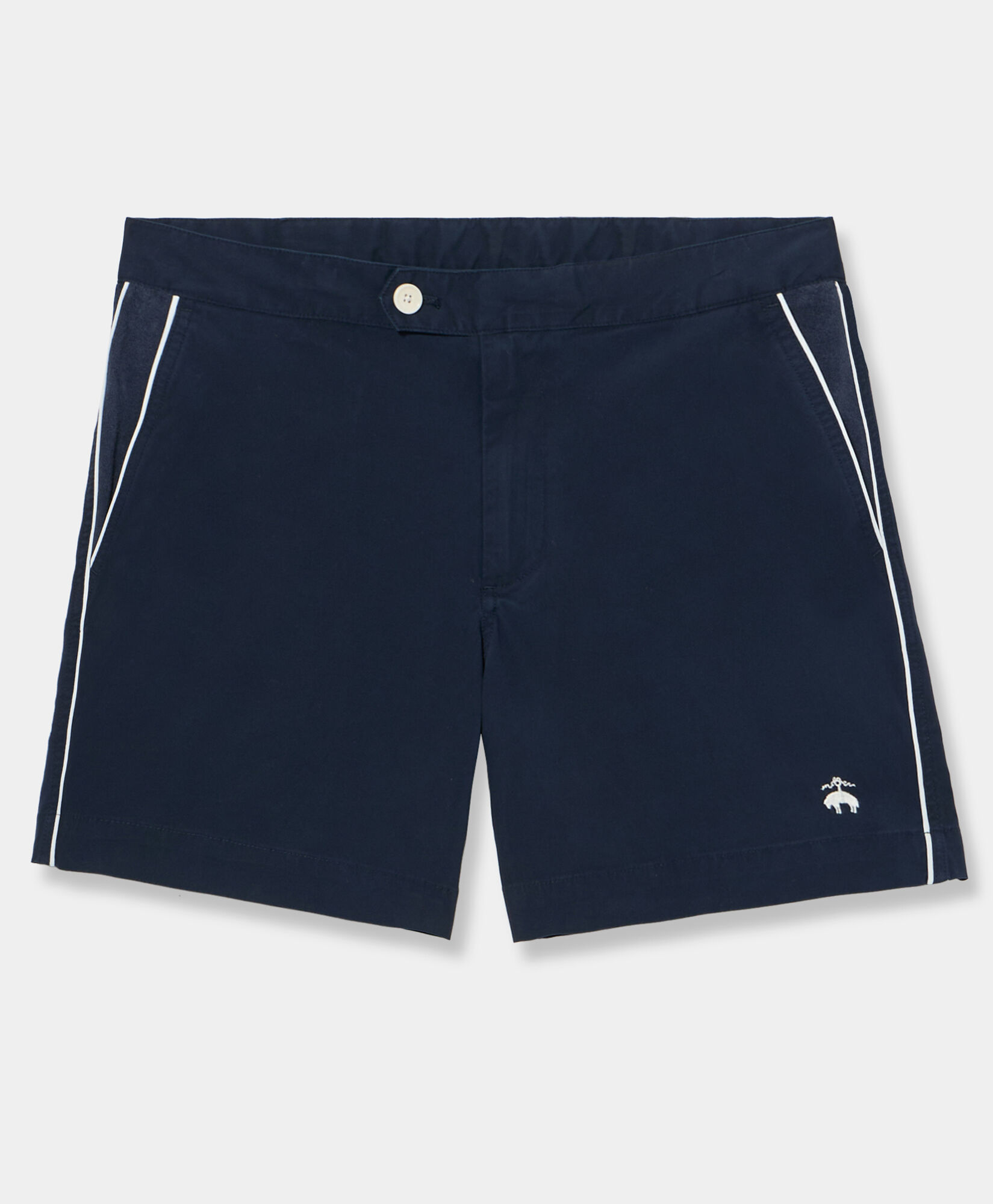 Brooks Brothers Shorts en Coton Tennis Bleu Marine 1000090310US100187787
