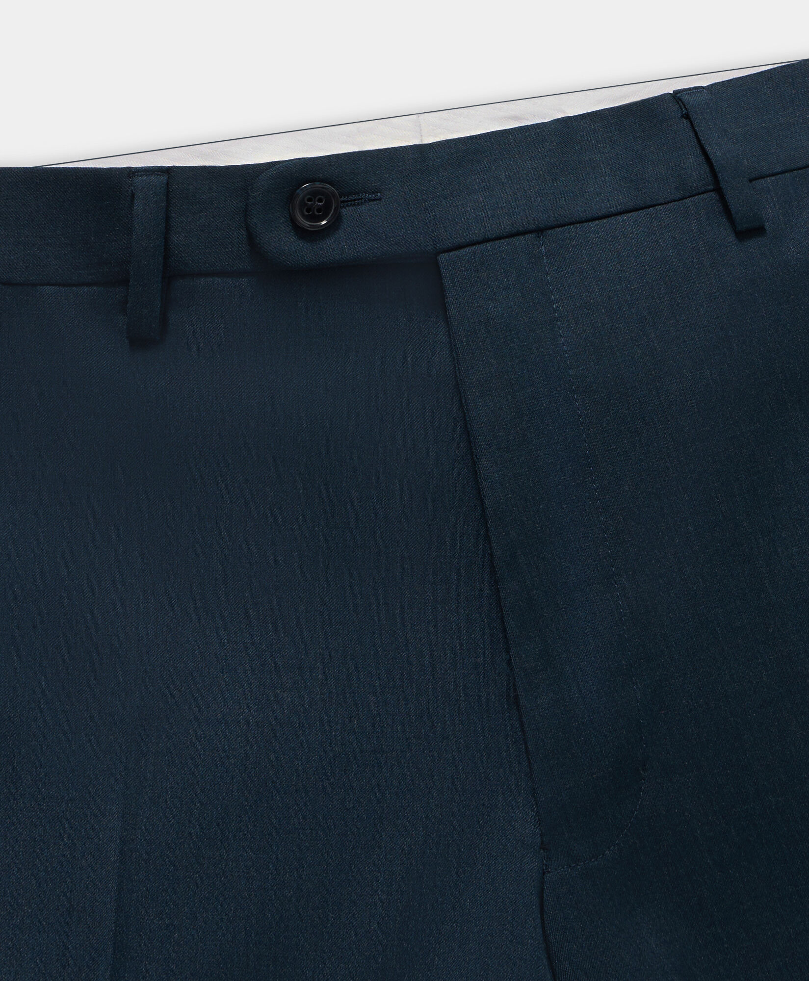 Brooks Brothers Virgin Wool Trousers Teal DTROU012WVPWV003TEALP001