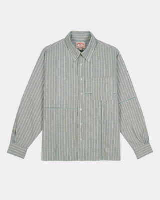 Brooks Brothers Brain Dead x Brooks Brothers California Patchwork Oxford Shirt Green BDS24T24004188GR01