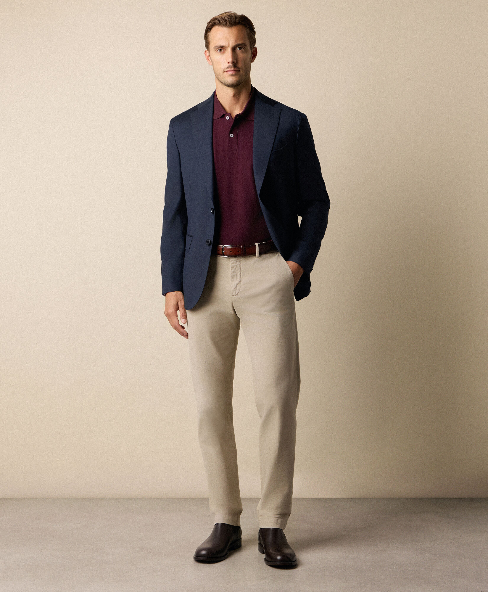 Brooks Brothers Piqué Cotton Polo Burgundy POJERL10COBEA001BORDP001