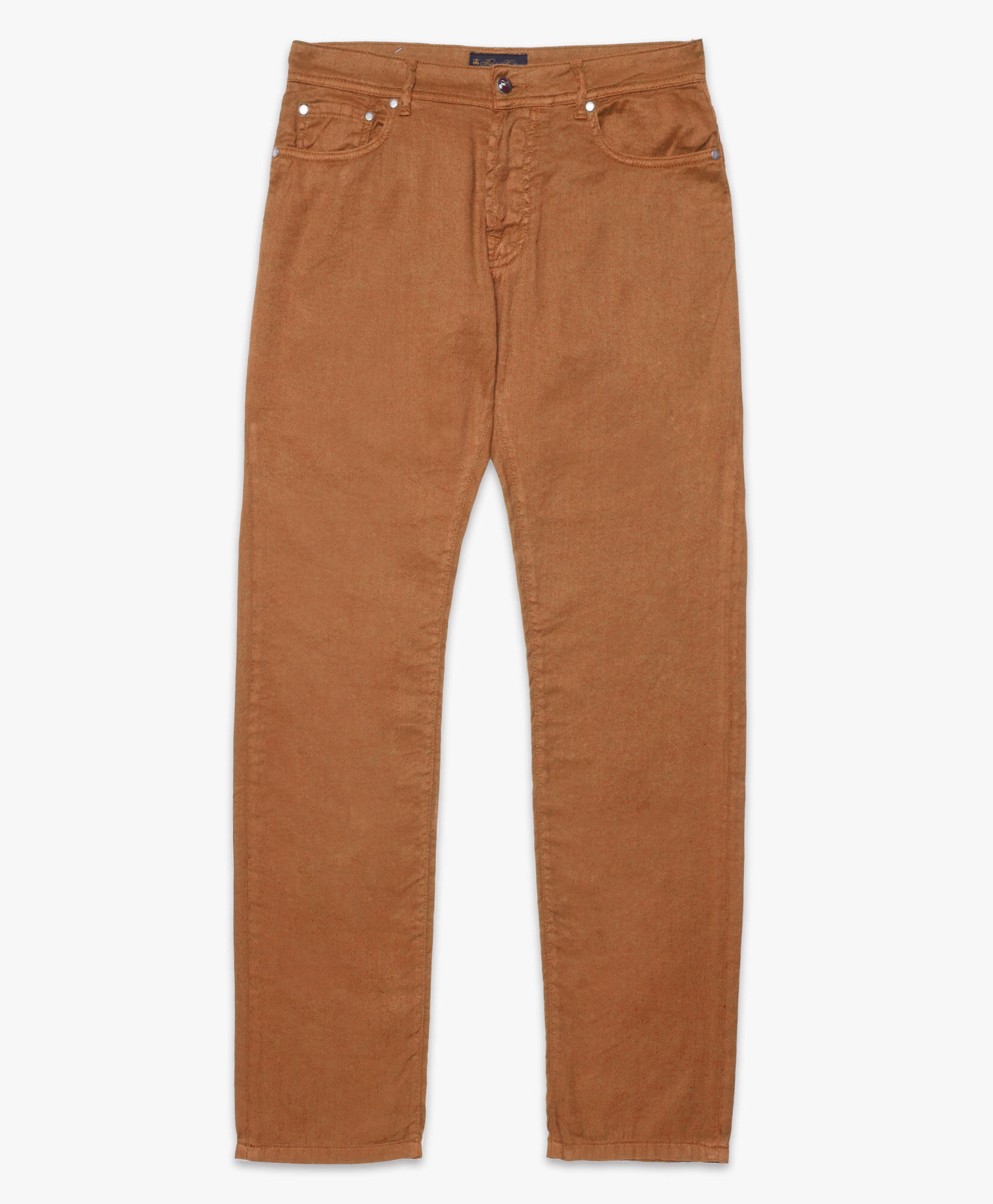 5 Pocket Pants in Tabacco for Men Brooks Brothers EU