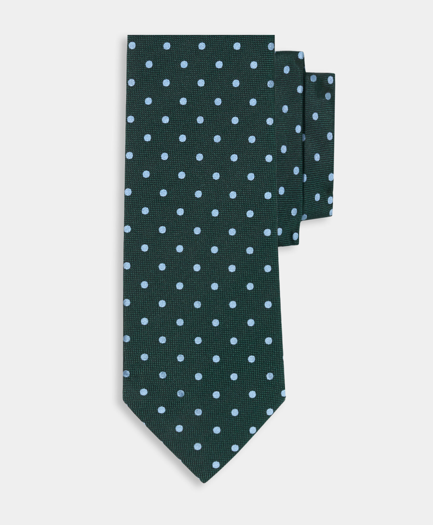 Brooks Brothers Polka Dot Silk Tie Green ACNEK143SEPSE001GREEF001