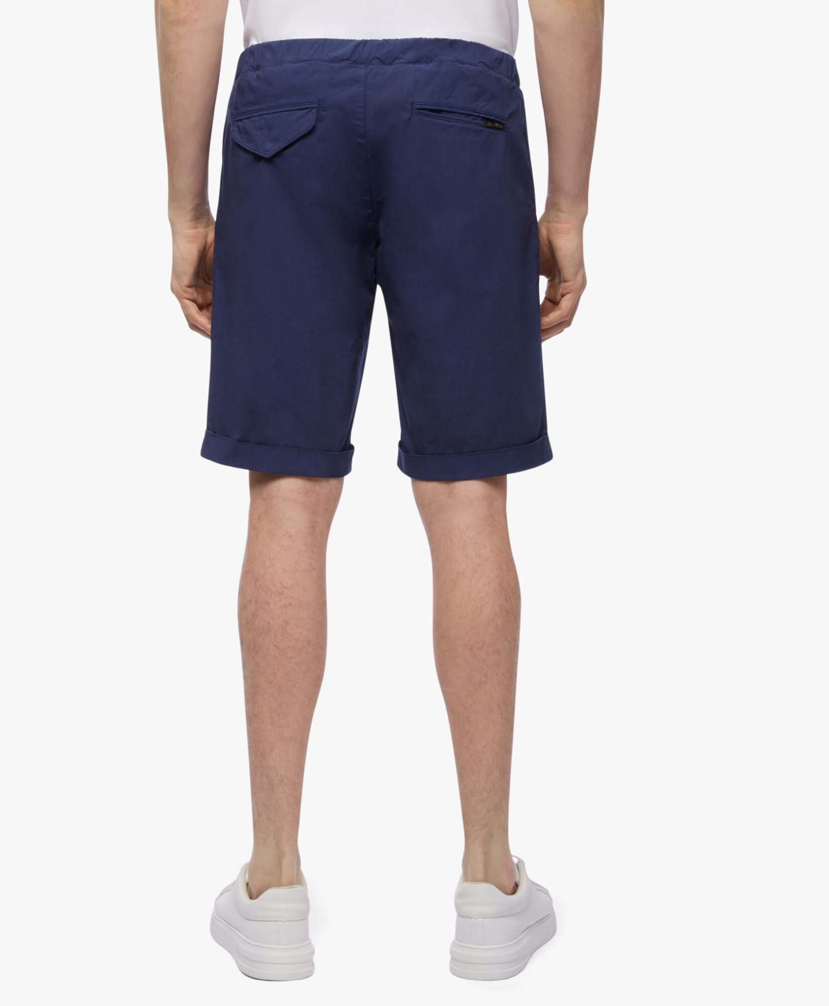 Stretch Cotton Bermuda Shorts in Blue for Men Brooks Brothers UK