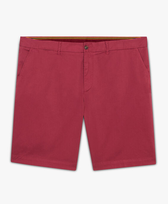 Brooks Brothers Shorts chino rossi in cotone Rosso CPBER007COBSP002REDPL001