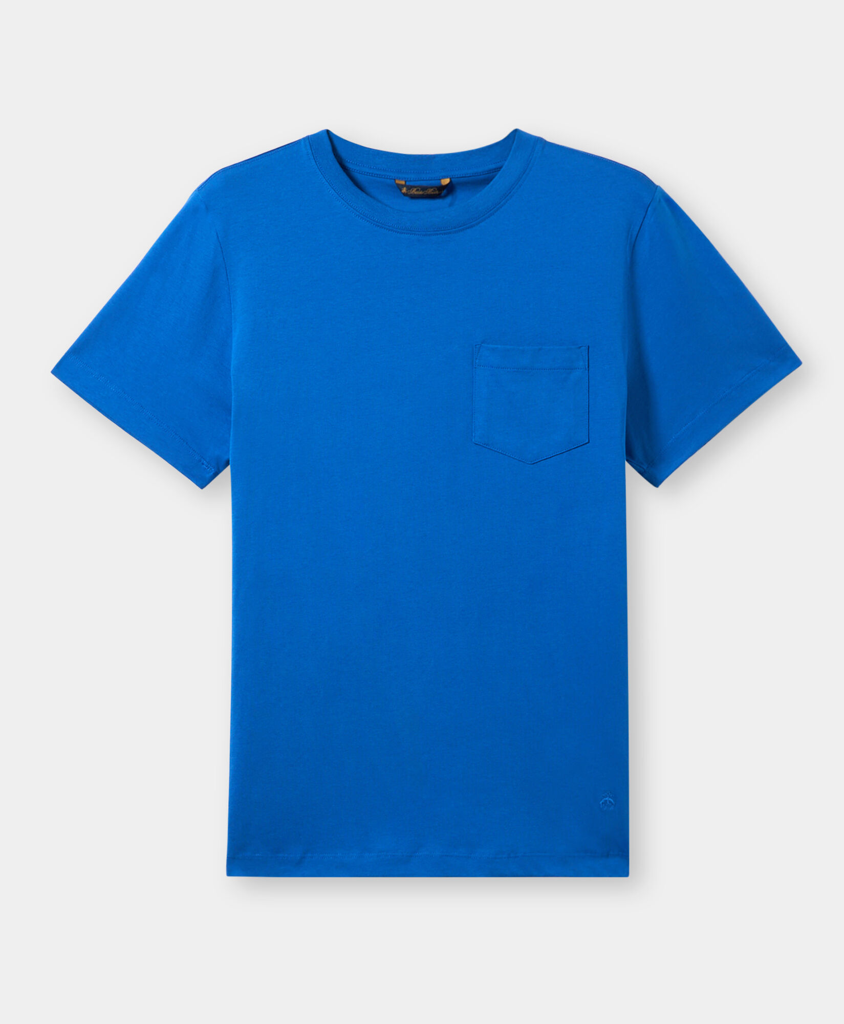 Brooks Brothers Cotton Pocket T-Shirt Royal Blue KNTSH009COPCO001RBLUP001