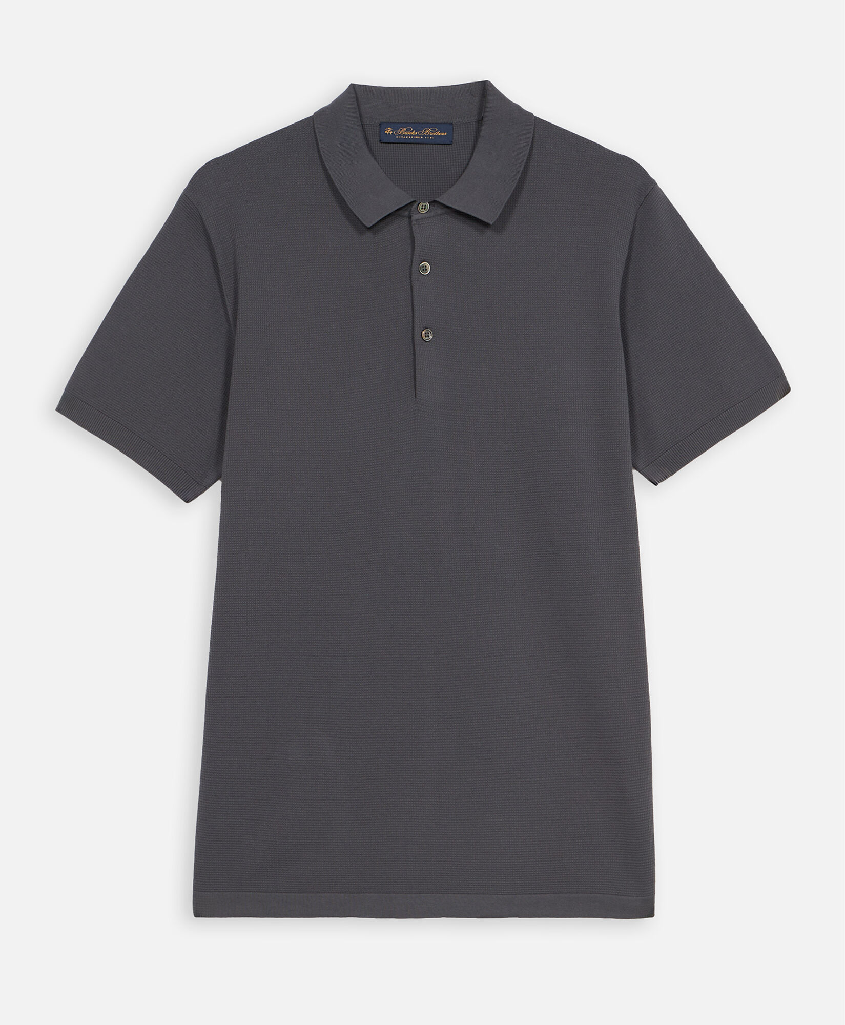 Dark grey polo shirt mens clearance