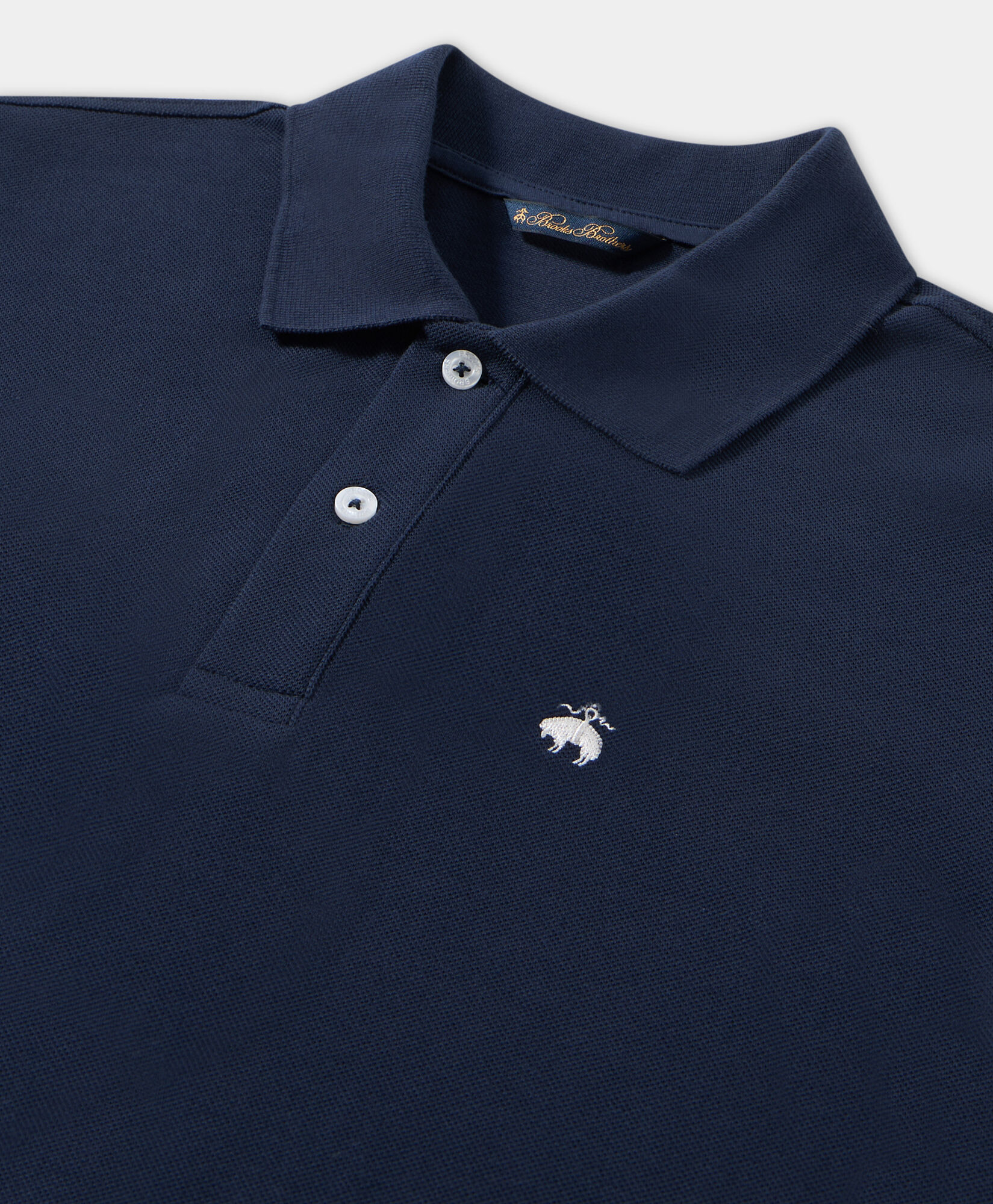 Brooks Brothers Piqué Cotton Polo Navy POJERL10COBEA001NAVYP001