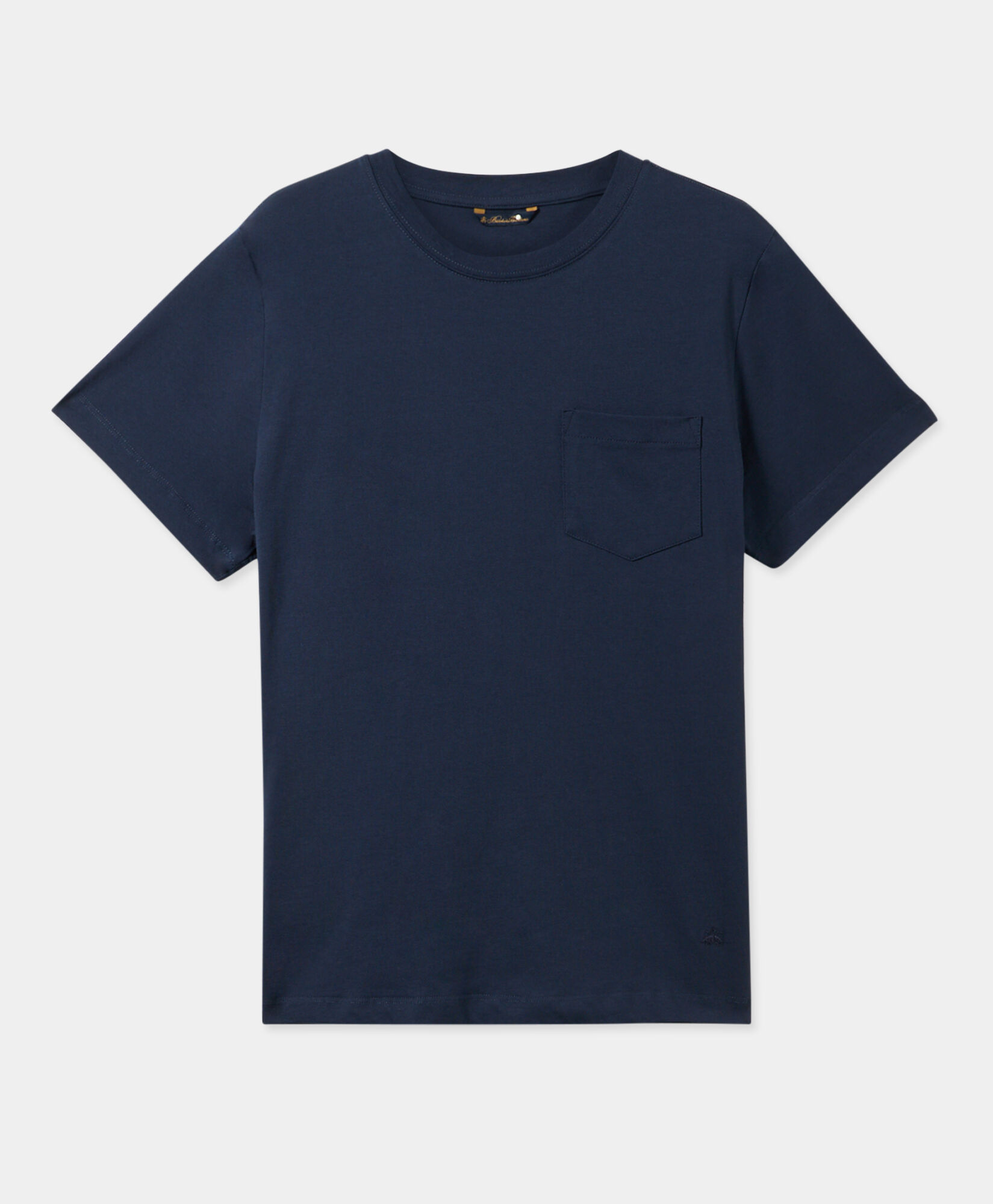 Brooks Brothers Cotton Pocket T-Shirt Navy KNTSH009COPCO001NAVYP001
