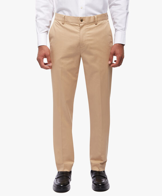 Brooks Brothers Chino extensible Milano Beige foncé 1000046117US100104136