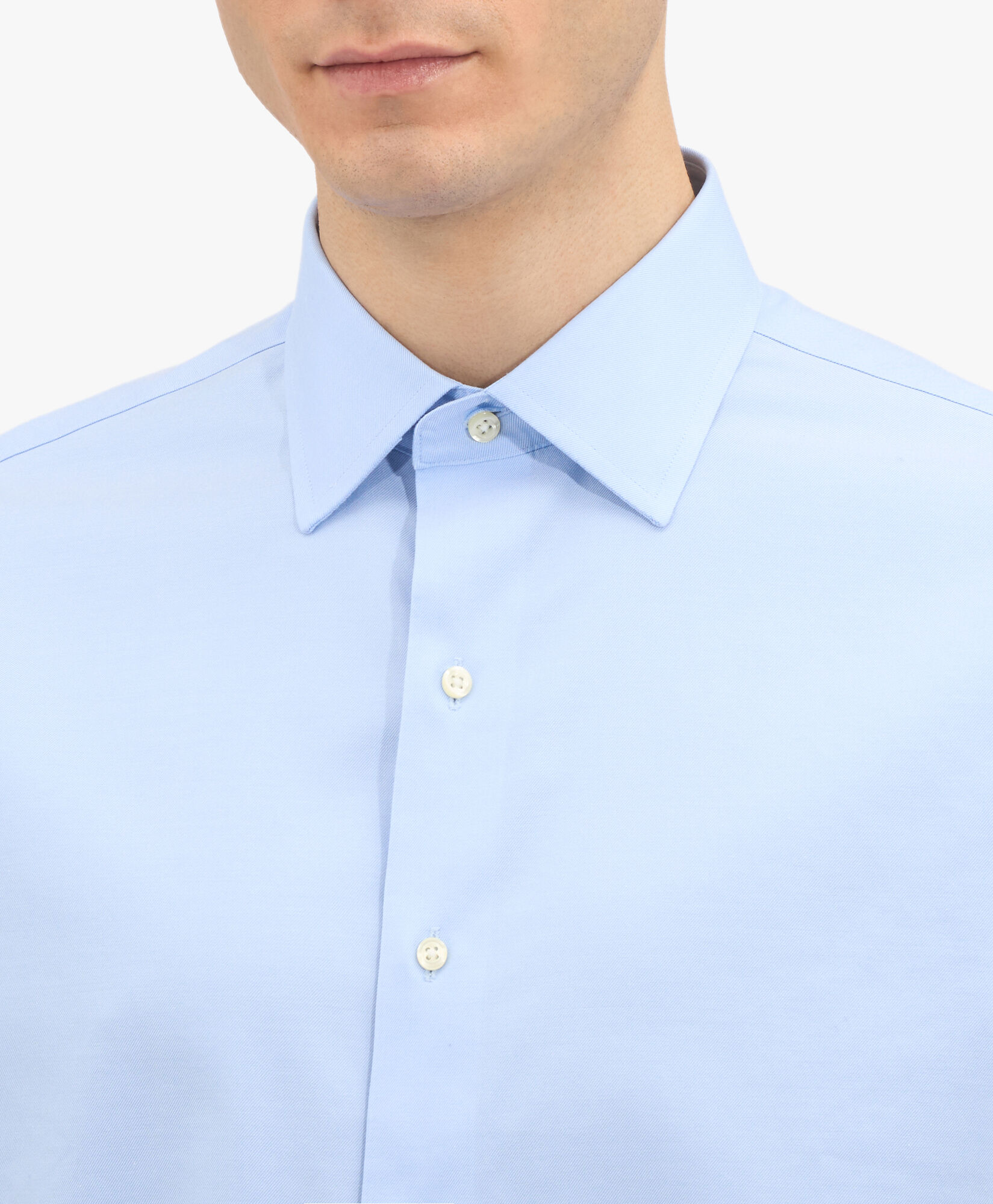 Brooks Brothers Regular Fit Shirt with Ainsley Collar Light Blue 1000095234US100199813