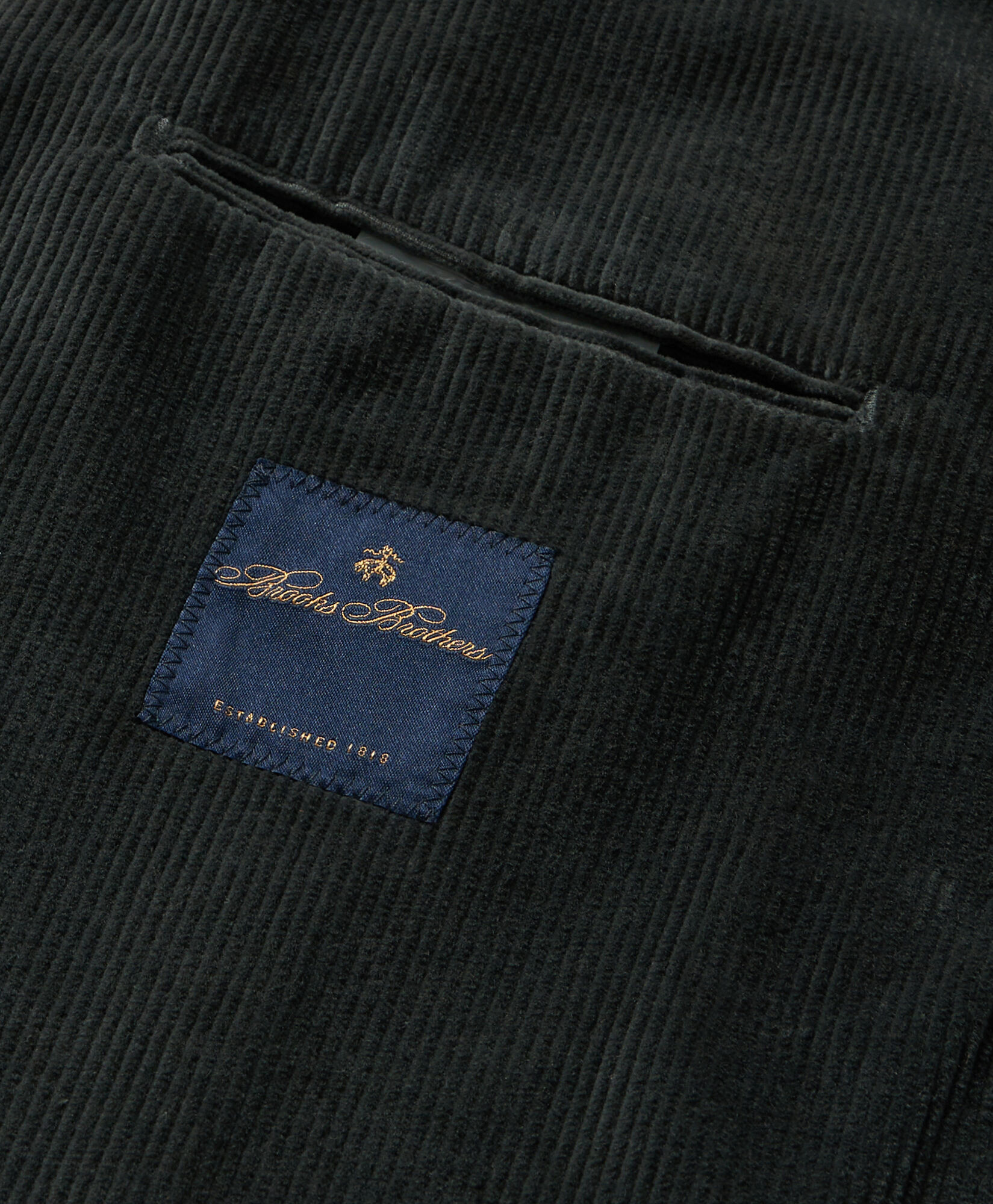 Brooks Brothers Cotton Corduroy Blazer Dark Green JKREG102COBSP002DKGNP001