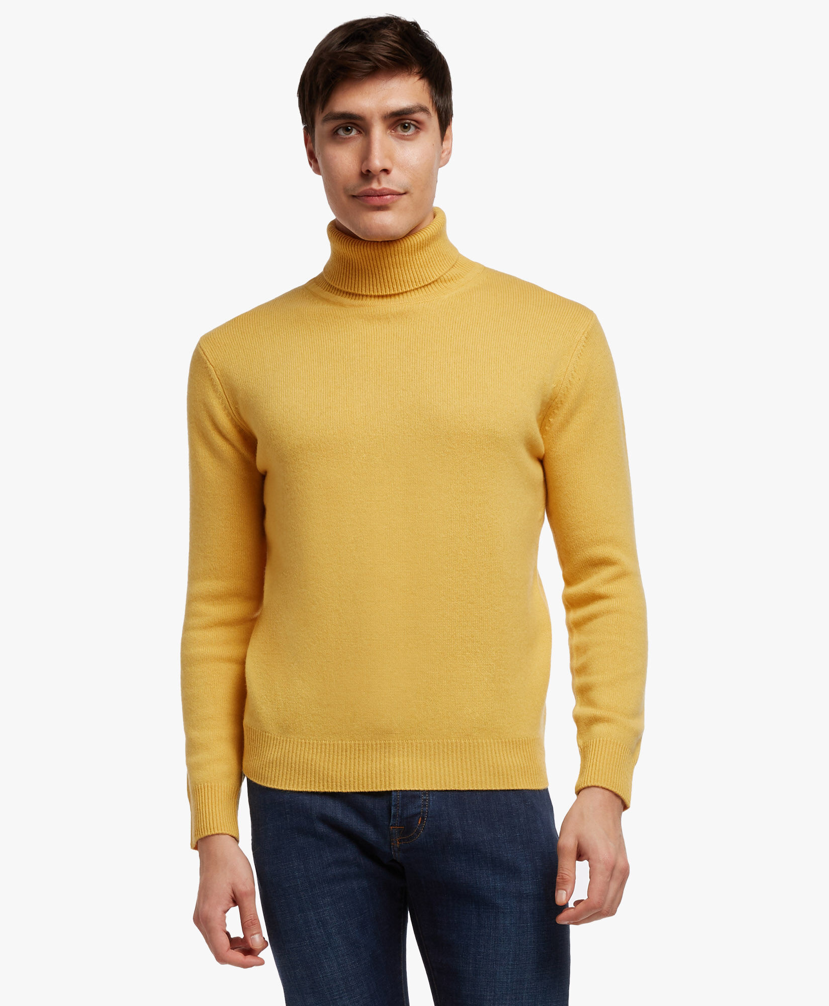 Yellow polo new arrivals neck mens