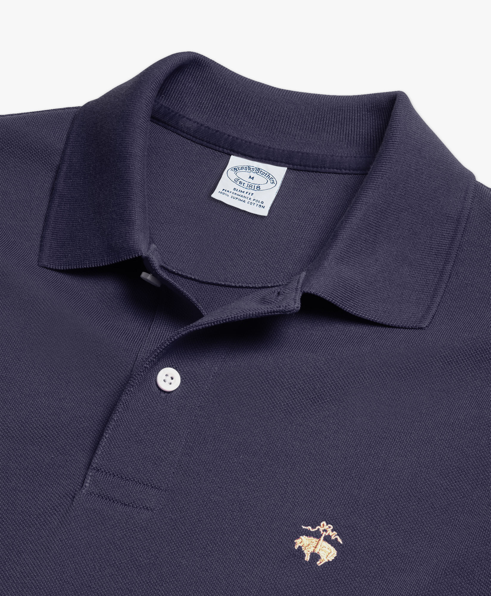 Brooks Brothers Golden Fleece Supima Cotton Polo Navy 1000085167US100174367