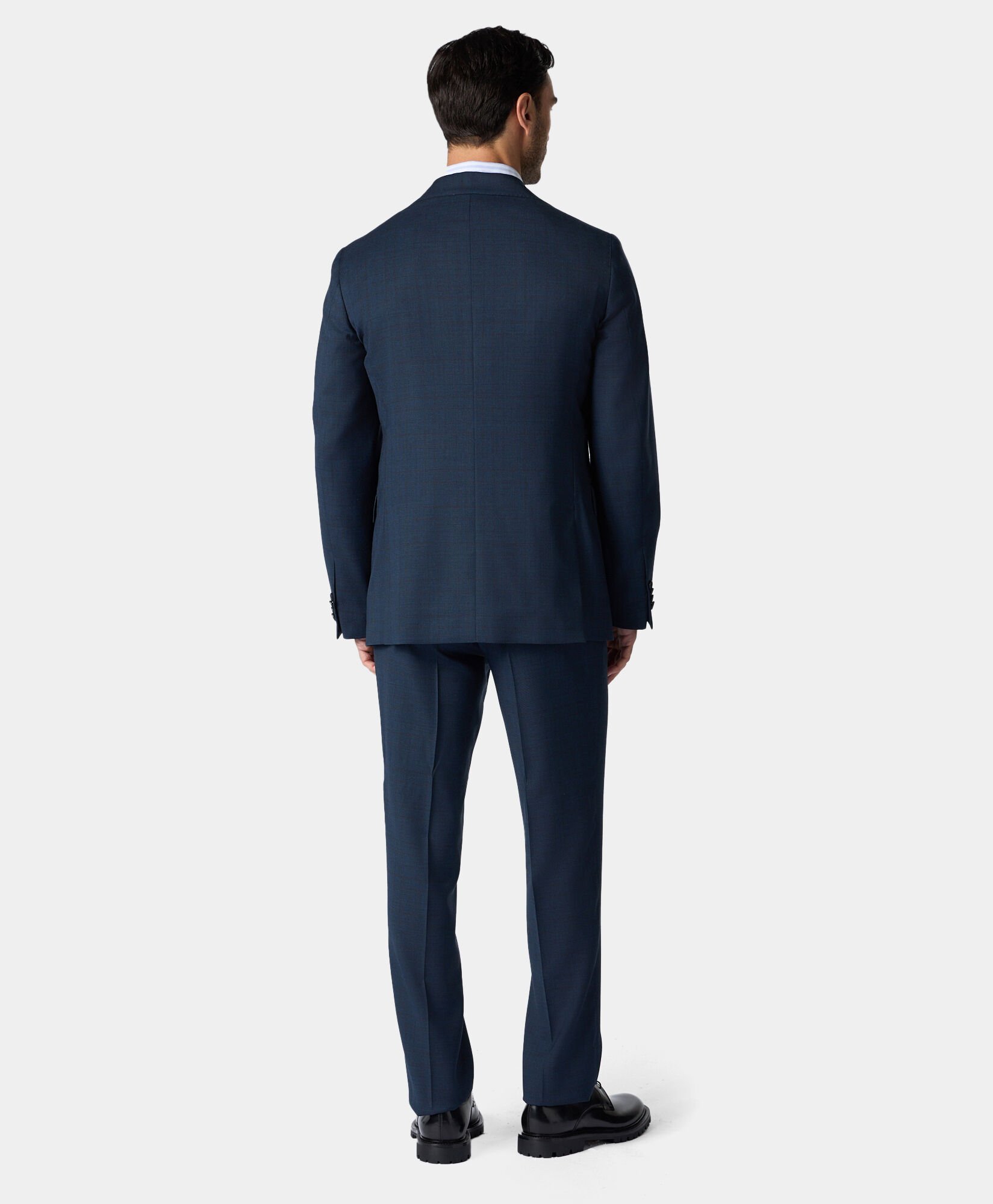 Abito Classico in Lana Vergine in Blu marino da Uomo Brooks Brothers EU
